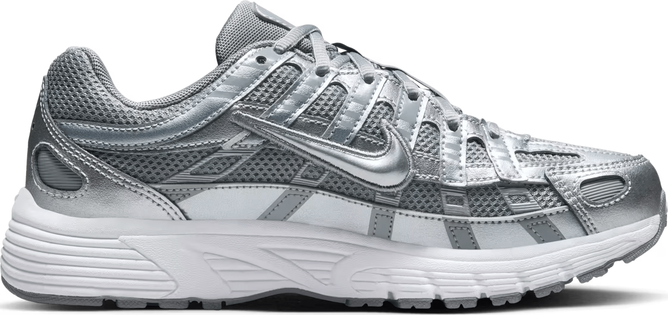 Nike P-6000 Metalic Cool Grey (GS)