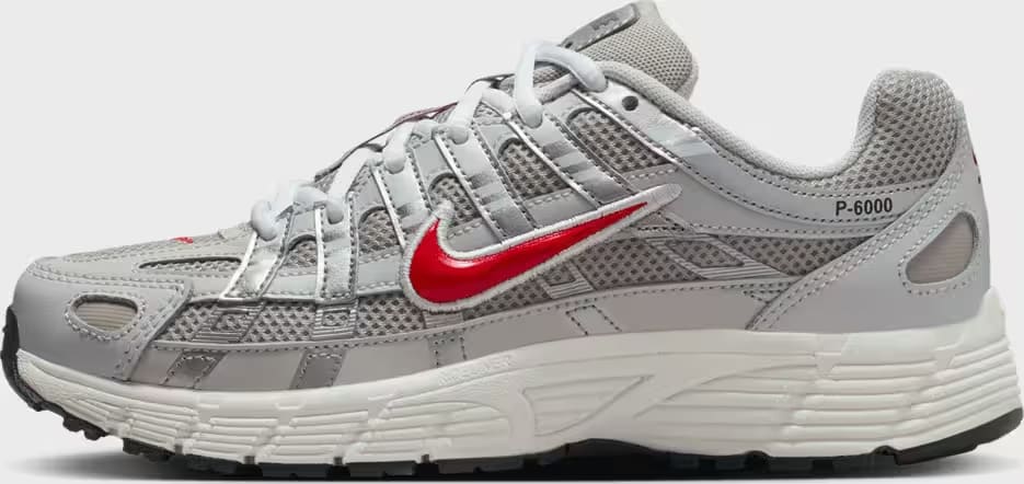 Nike P-6000 College Grey Phantom Fire Red (GS)