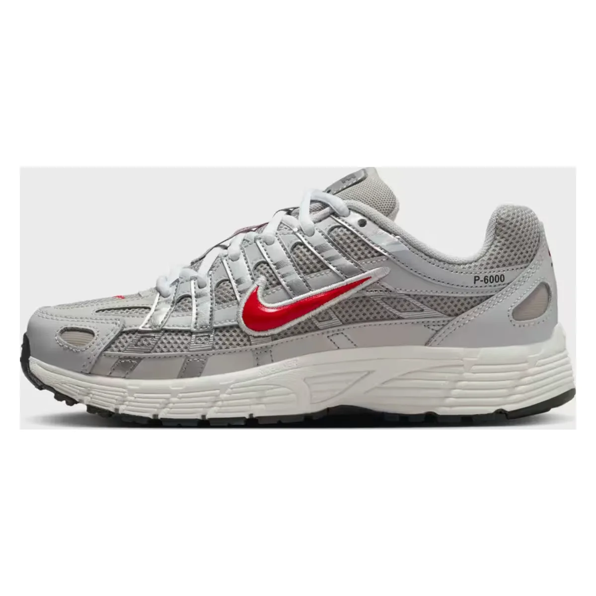 Nike P-6000 College Grey Phantom Fire Red (GS)