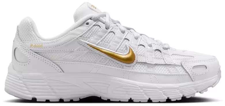 Nike P-6000 GS "White Metallic Gold"