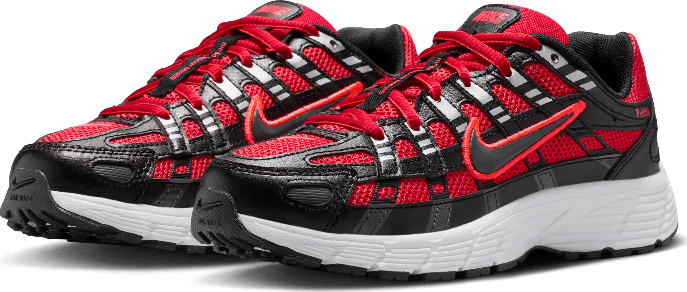 Nike P-6000 GS "Black University Red"