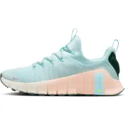 Nike Free Metcon 6 Premium Glacier Blue Washed Coral Vintage Green Metallic Silver (Women's)