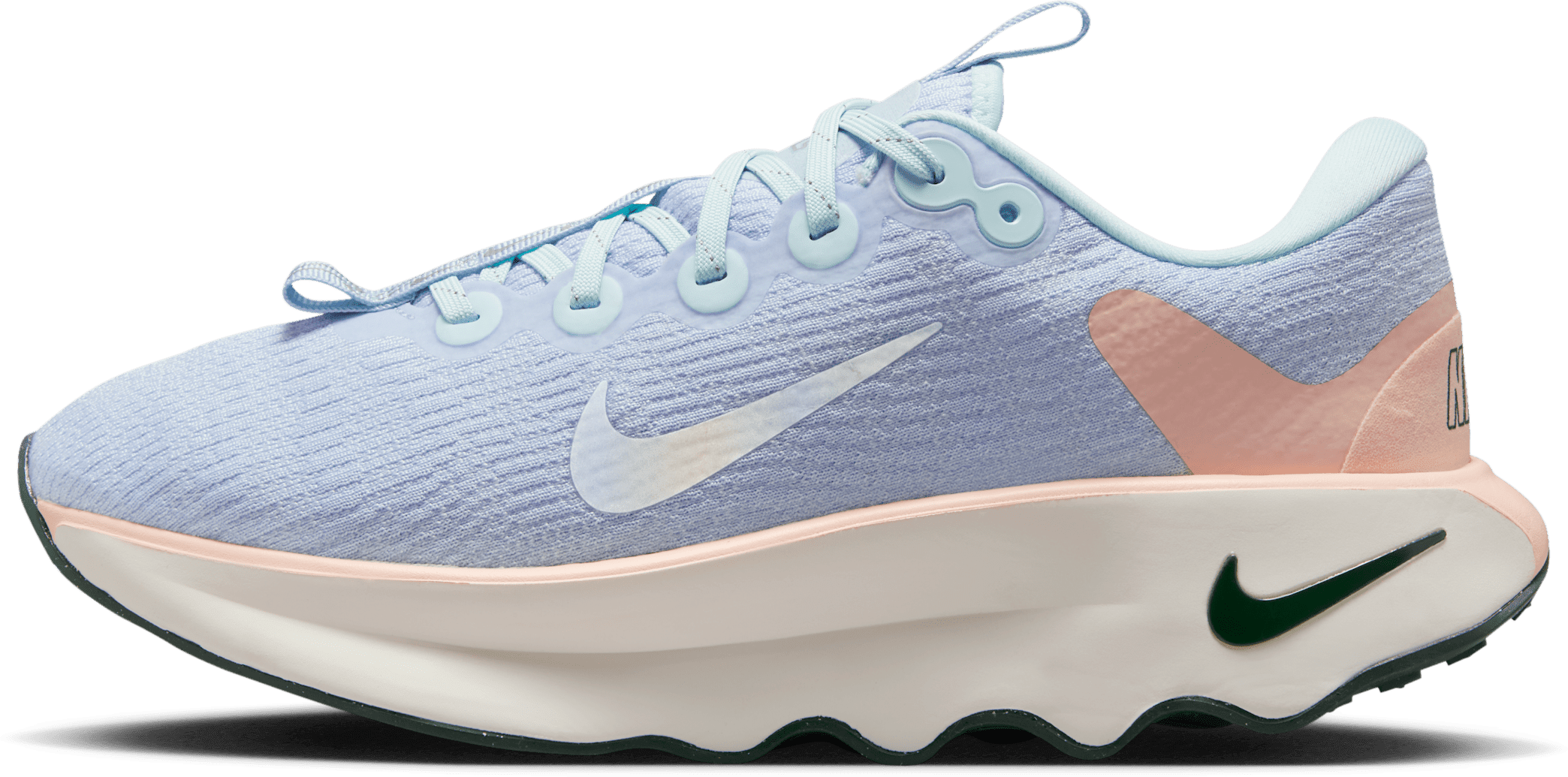 Nike Motiva Premium Glacier Blue Washed Coral Vintage Green Multi-Color (Women's)