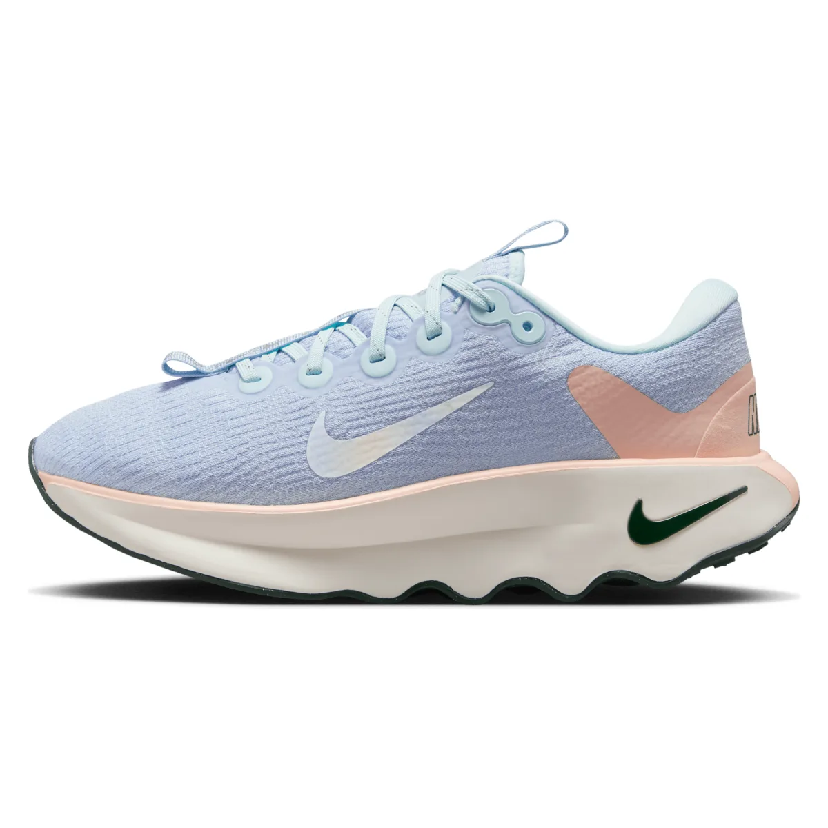 Nike Motiva Premium Glacier Blue Washed Coral Vintage Green Multi-Color (Women's)
