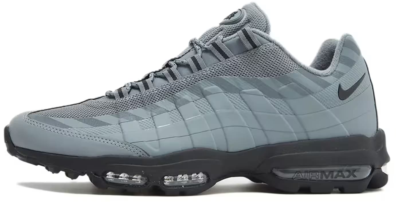 Nike Air Max 95 Ultra Caution Strip Black Chrome Grey
