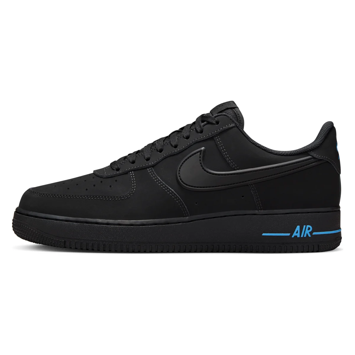 Nike Air Force 1 '07 "Black University Blue"