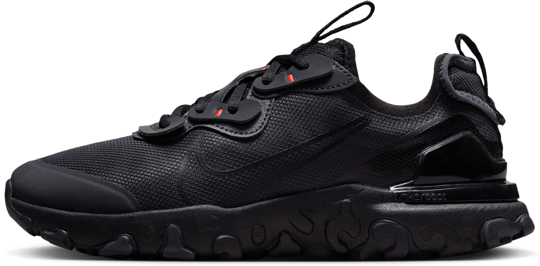 Nike React Vision Black Bright Crimson (GS)