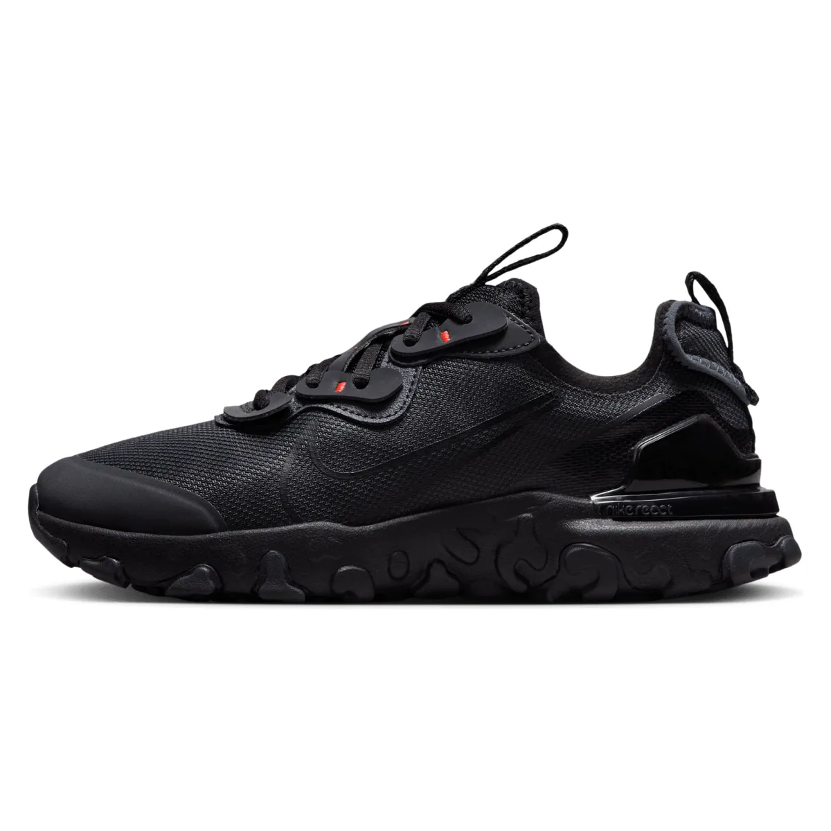 Nike React Vision Black Bright Crimson (GS)