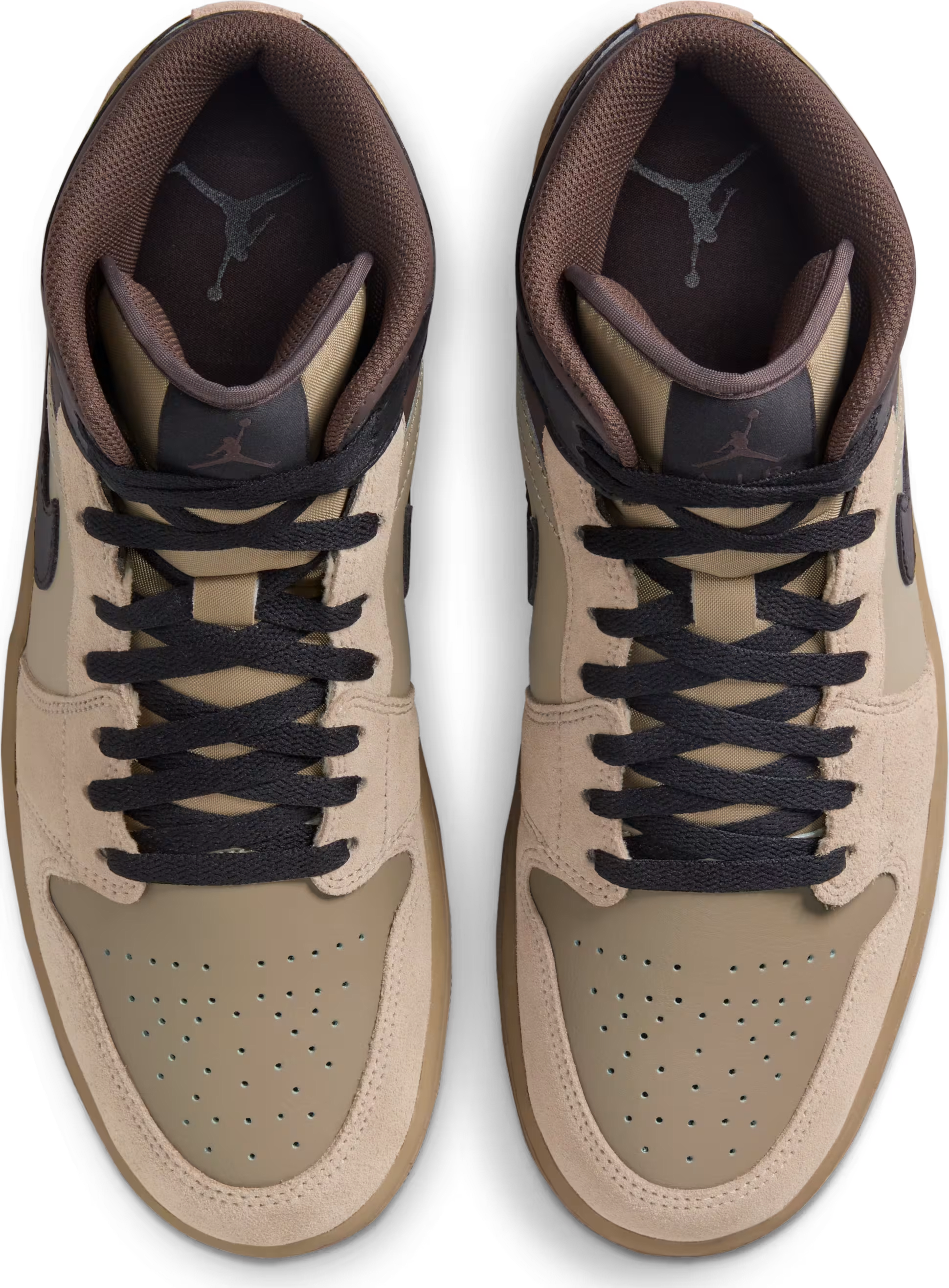 Air Jordan 1 Mid "Khaki Baroque Brown"