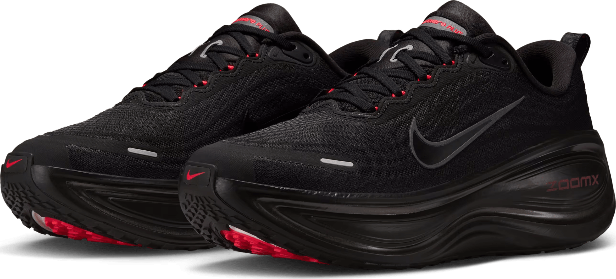Nike Vomero Plus "Black Bright Crimson"