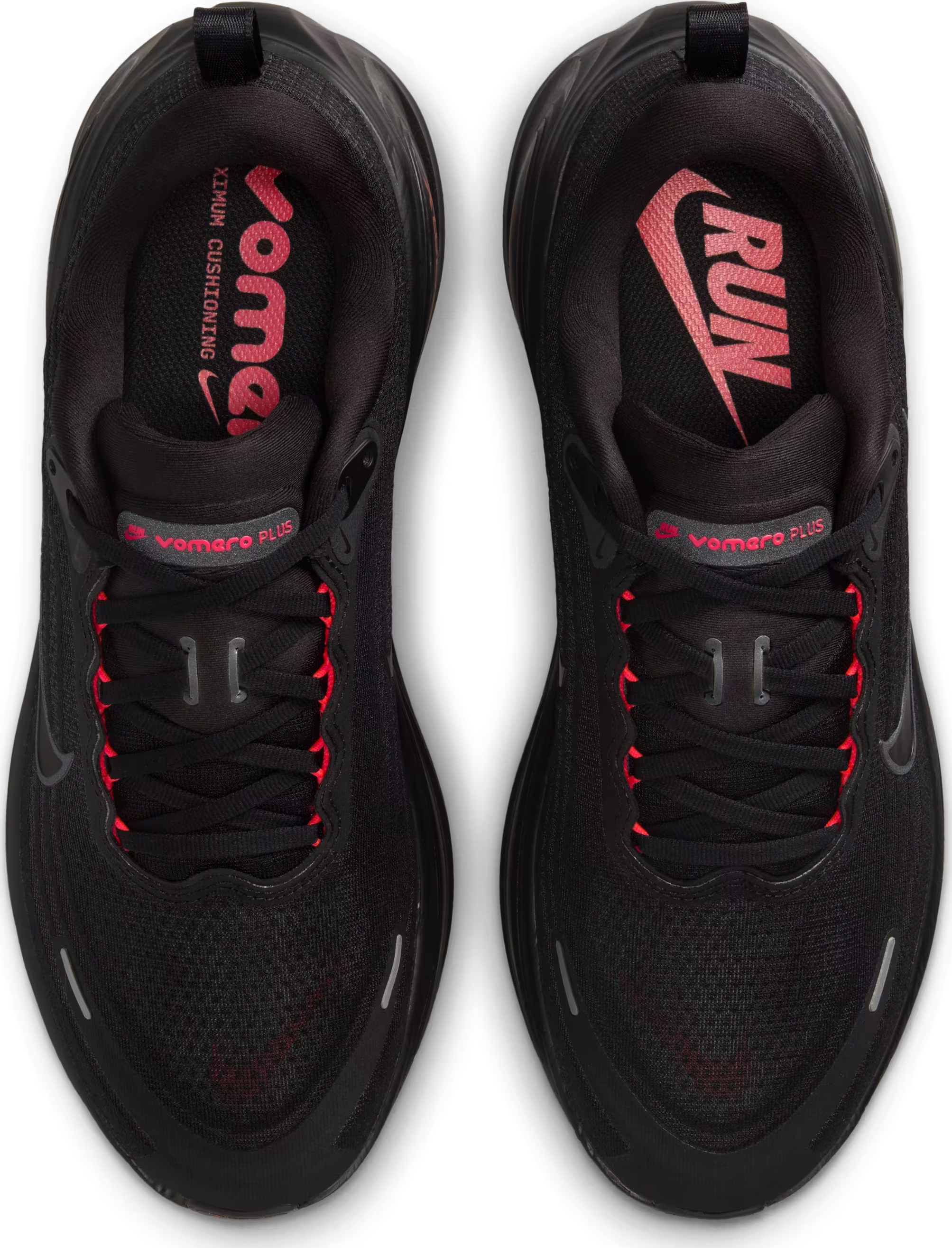 Nike Vomero Plus "Black Bright Crimson"
