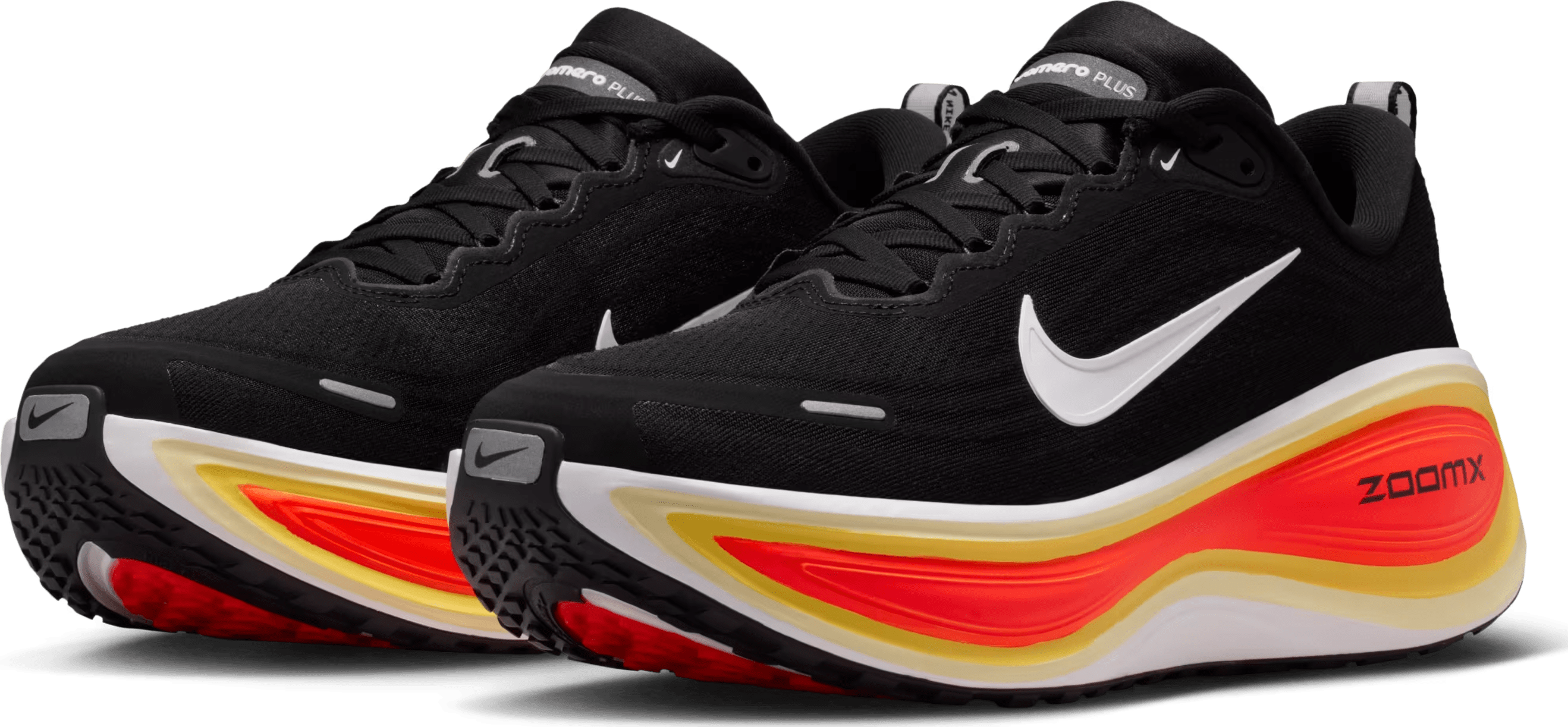 Nike Vomero Plus "Black Bright Crimson"
