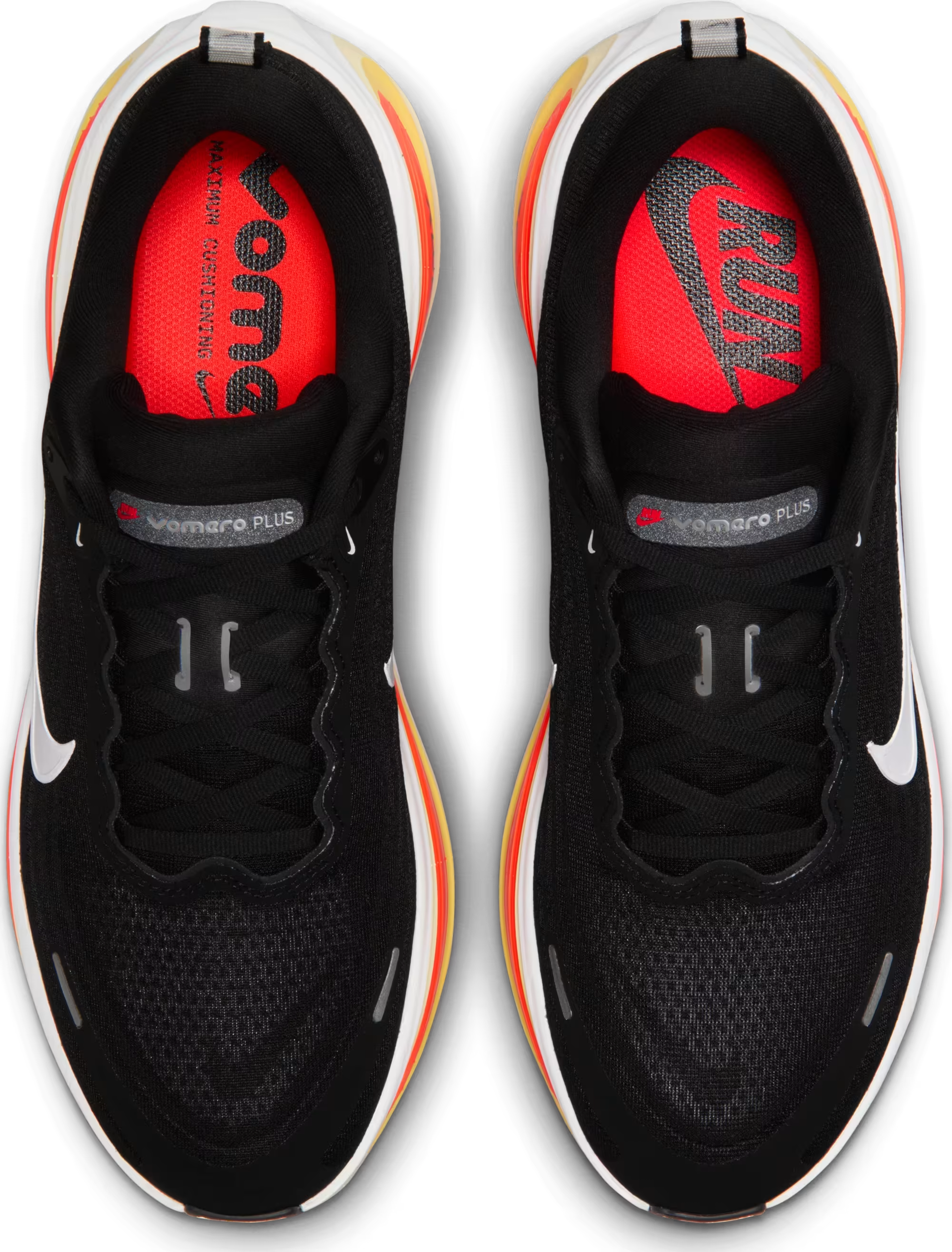 Nike Vomero Plus "Black Bright Crimson"
