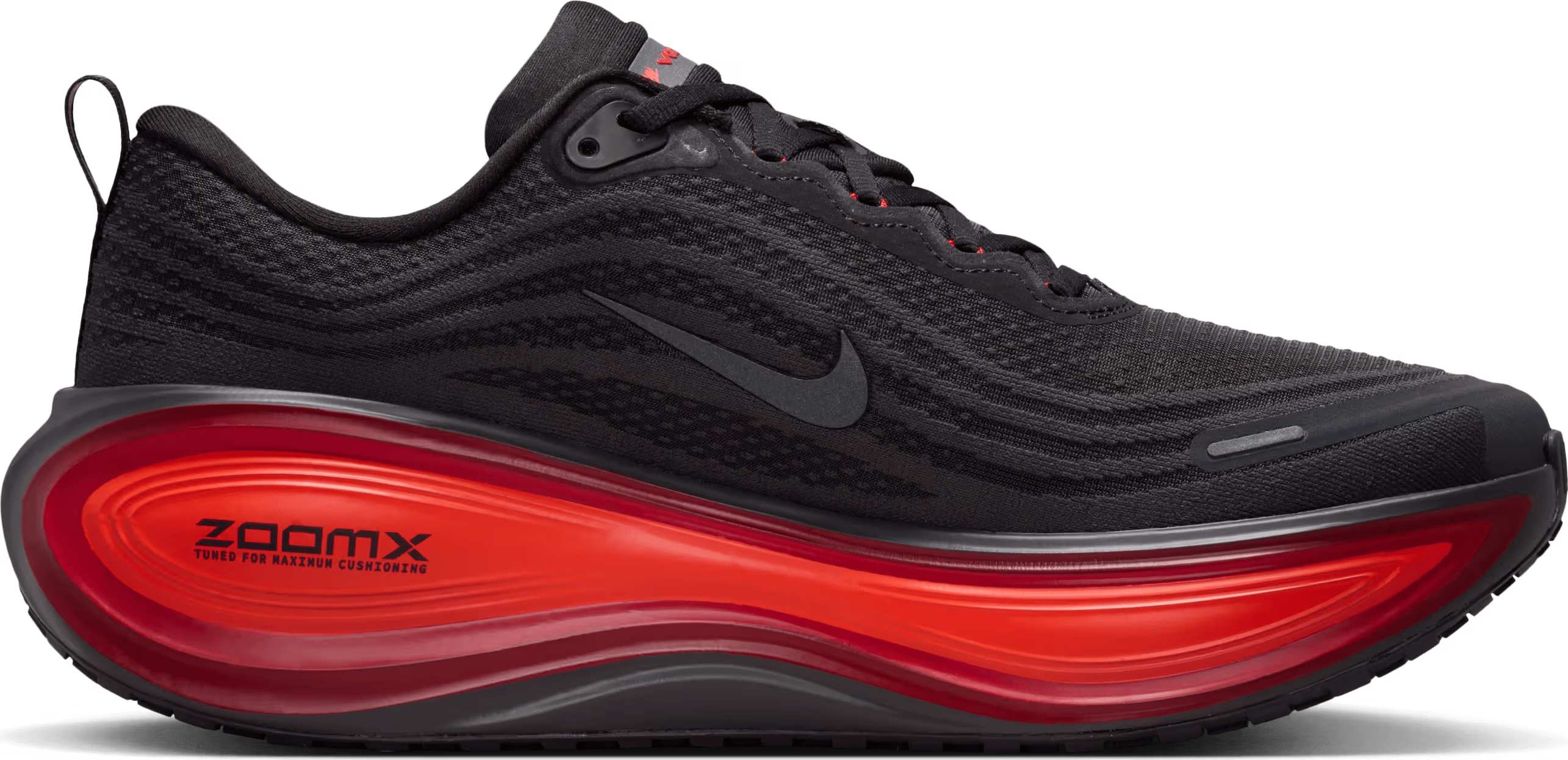 Nike Vomero Plus "Black Bright Crimson"