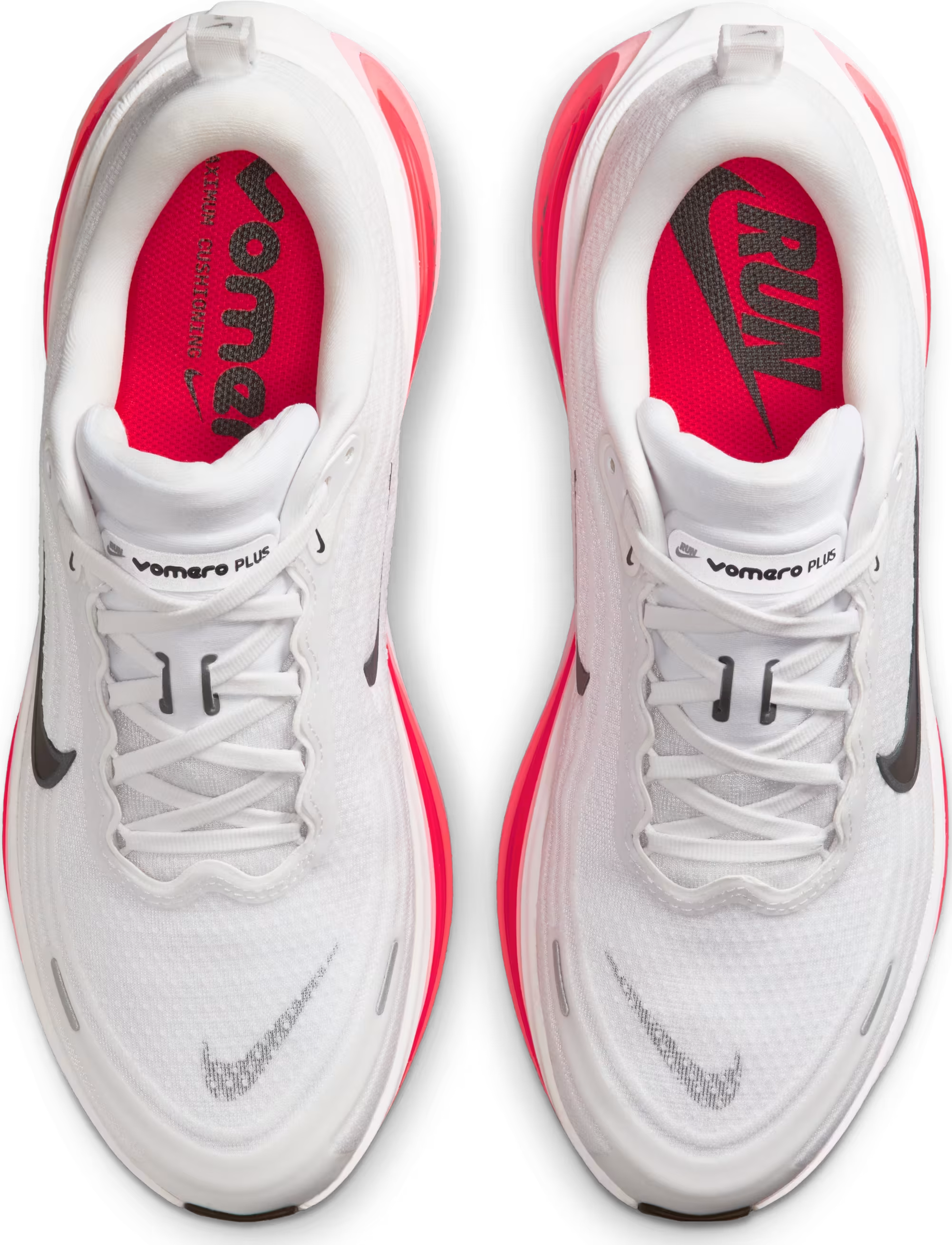 Nike Vomero Plus "White Bright Crimson"