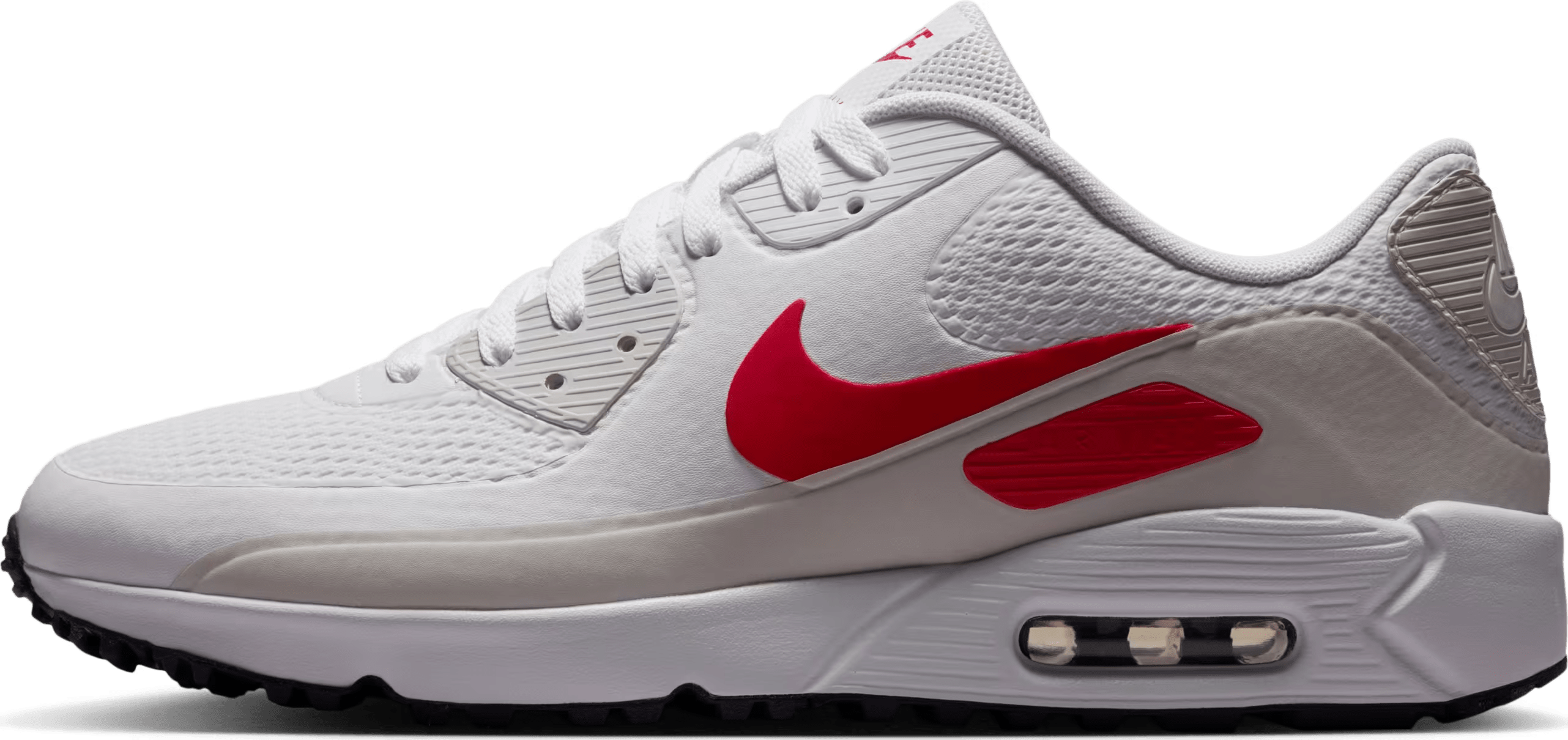 Nike Air Max 90 Golf "Photon Dust Fire Red"