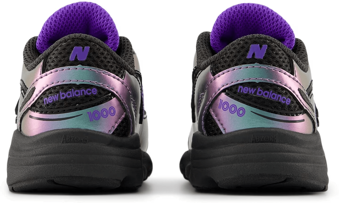 New Balance 1000 Bungee Lace TD "Faded Black Electric Indigo"