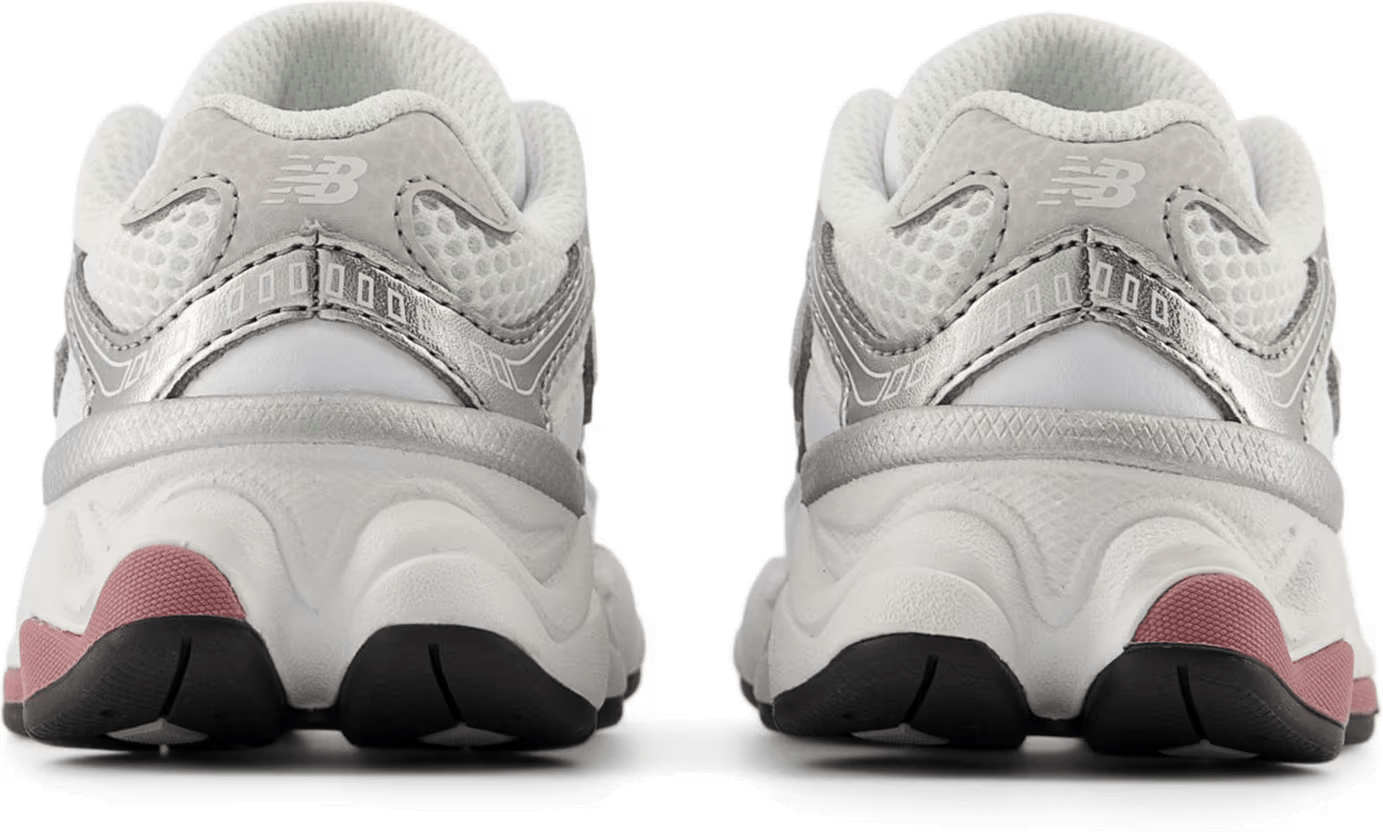 New Balance 9060 Bungee Lace White Rosewood Silver (TD)