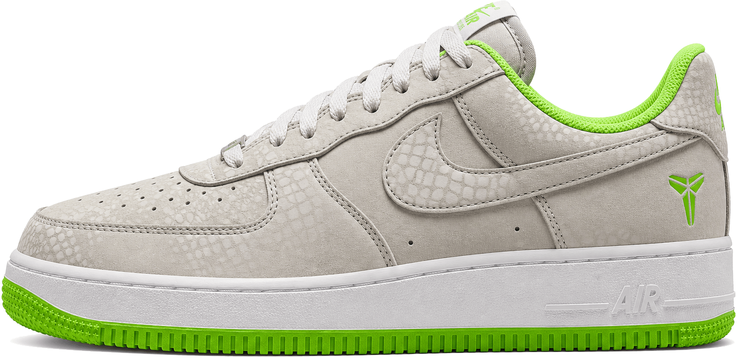 Kobe x Nike Air Force 1 Low "Vast Grey Electric Green"