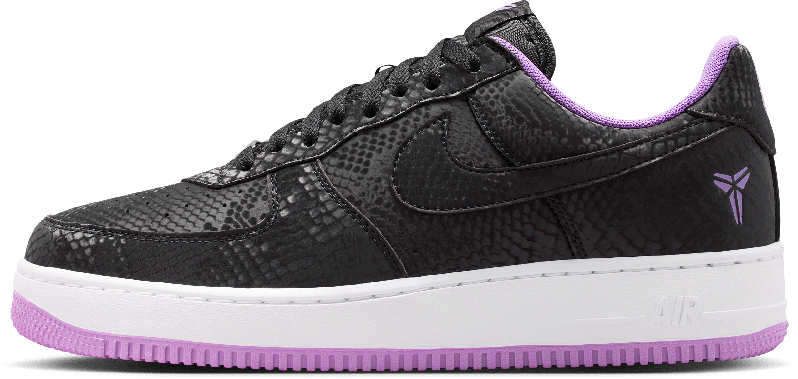 Kobe Bryant x Nike Air Force 1 Low "Black Purple Stardust"