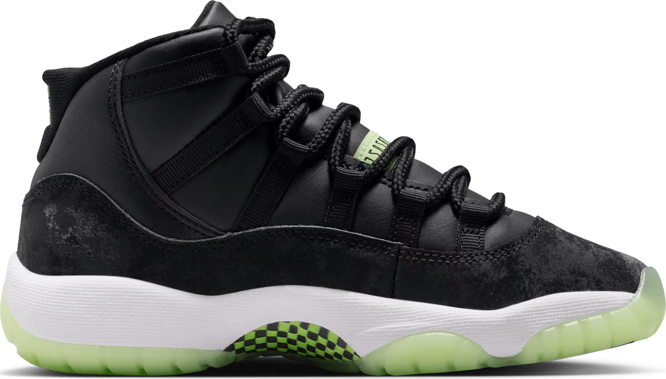 Jordan 11 Retro Black Barely Volt (GS)