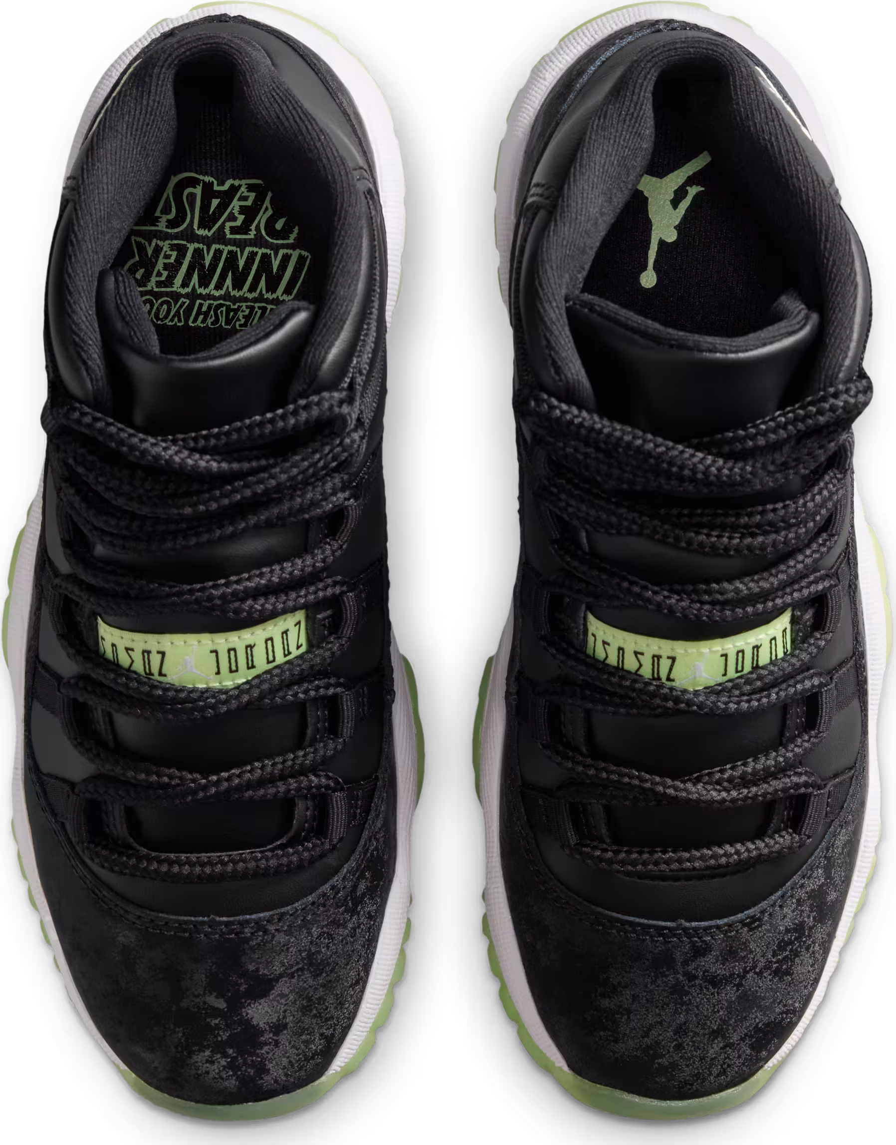 Jordan 11 Retro Black Barely Volt (GS)