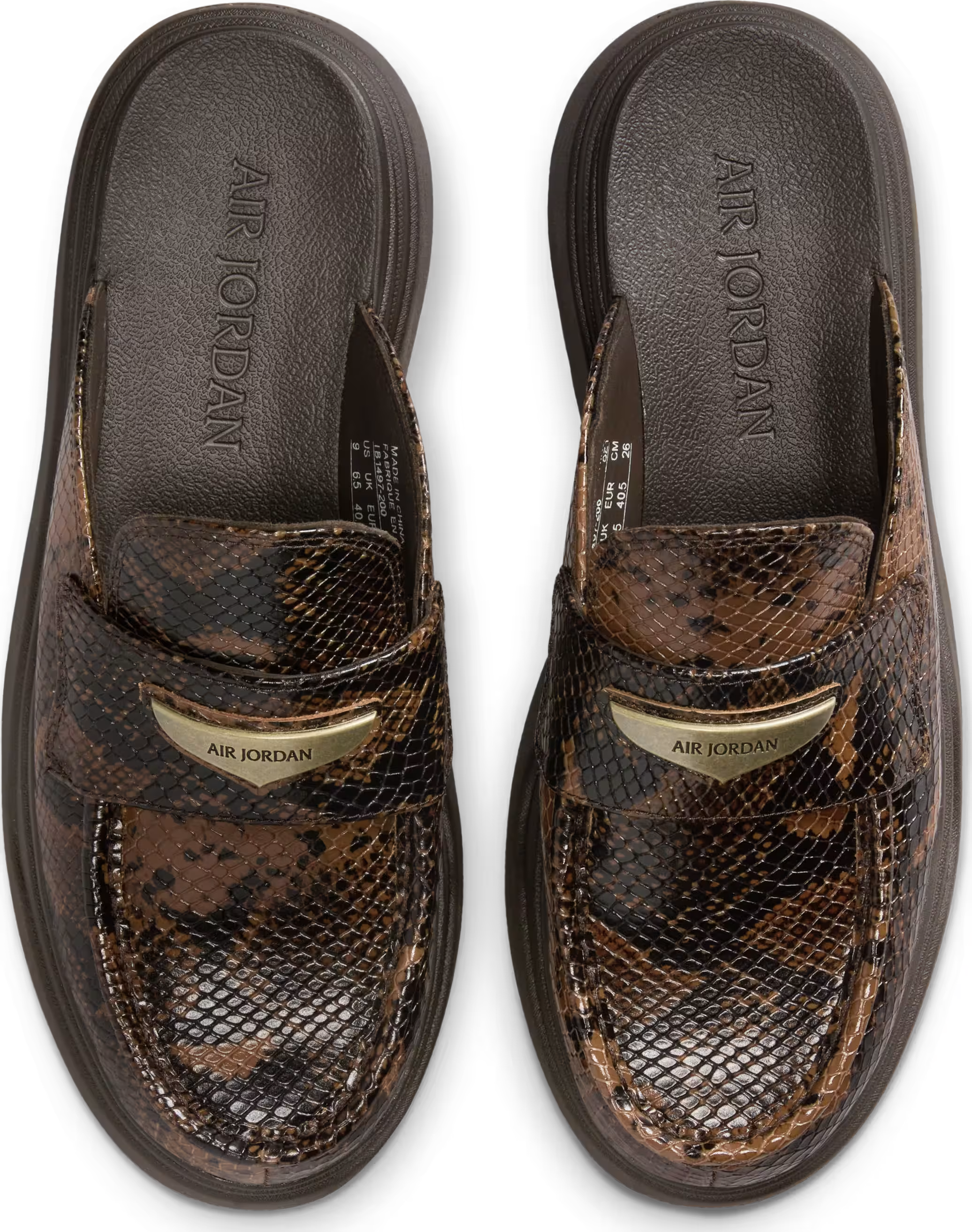Air Jordan Mule SE "Croc Velvet Brown"