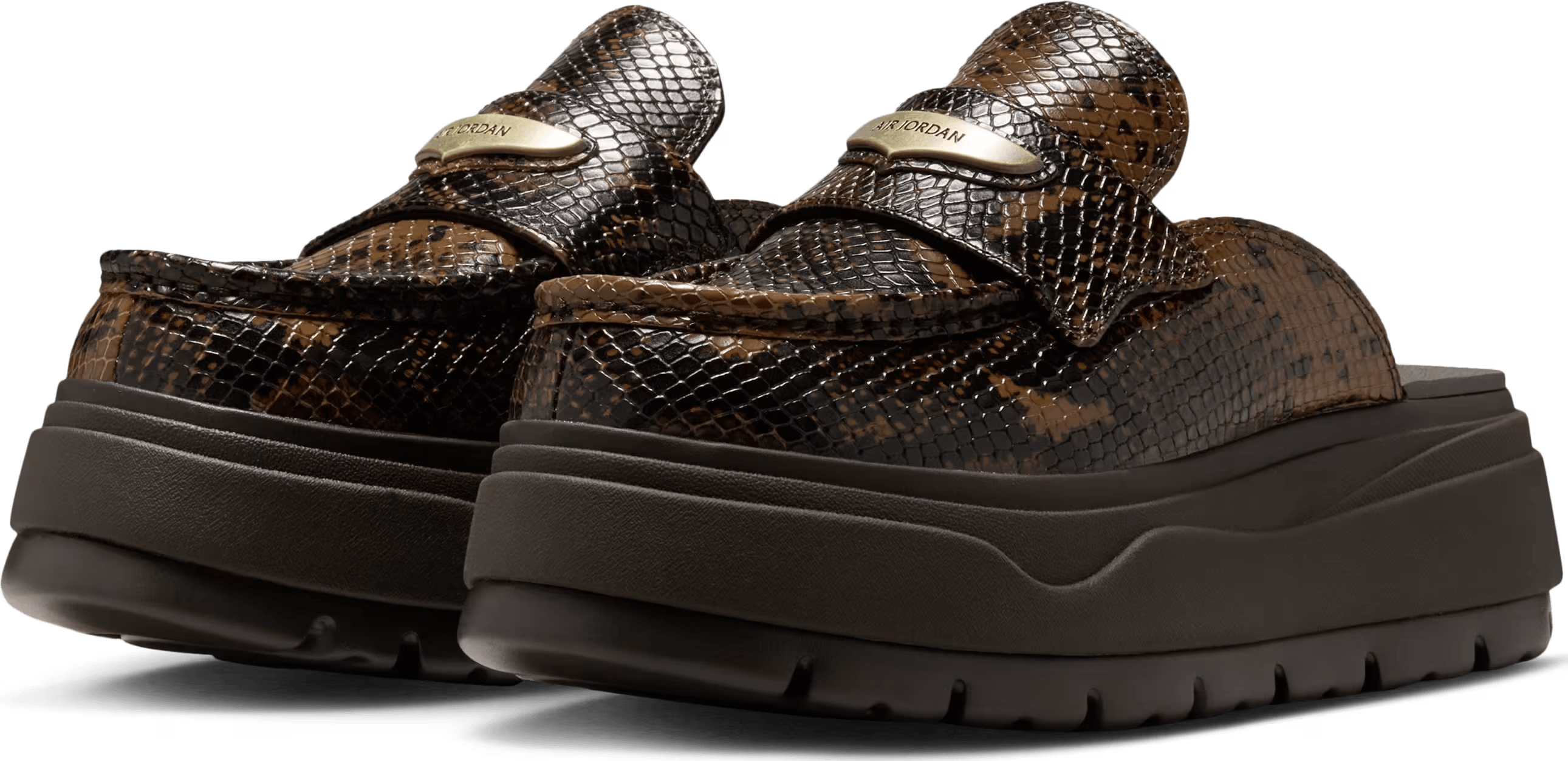Air Jordan Mule SE "Croc Velvet Brown"