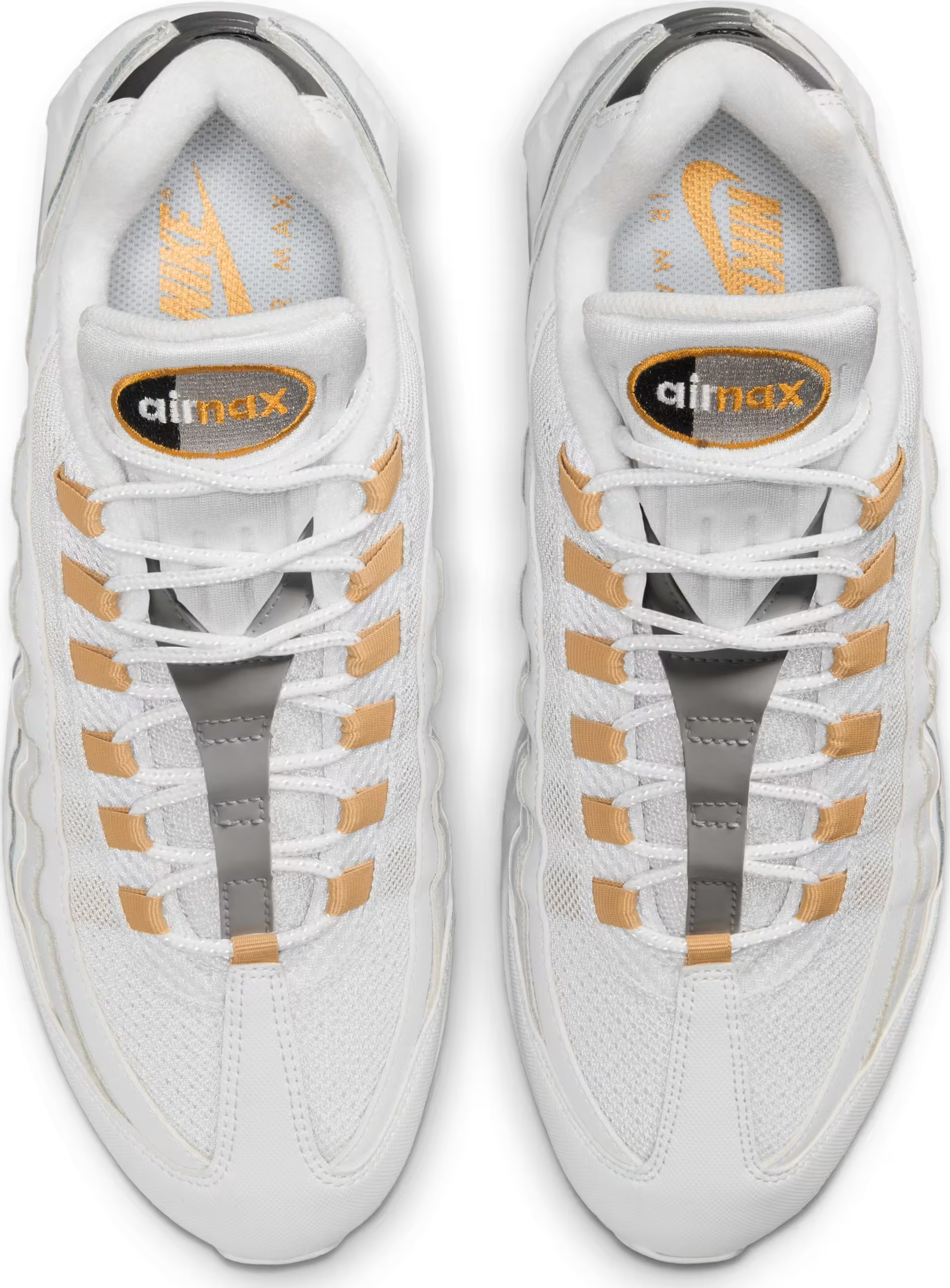 Nike Air Max 95 OG Big Bubble White Team Gold