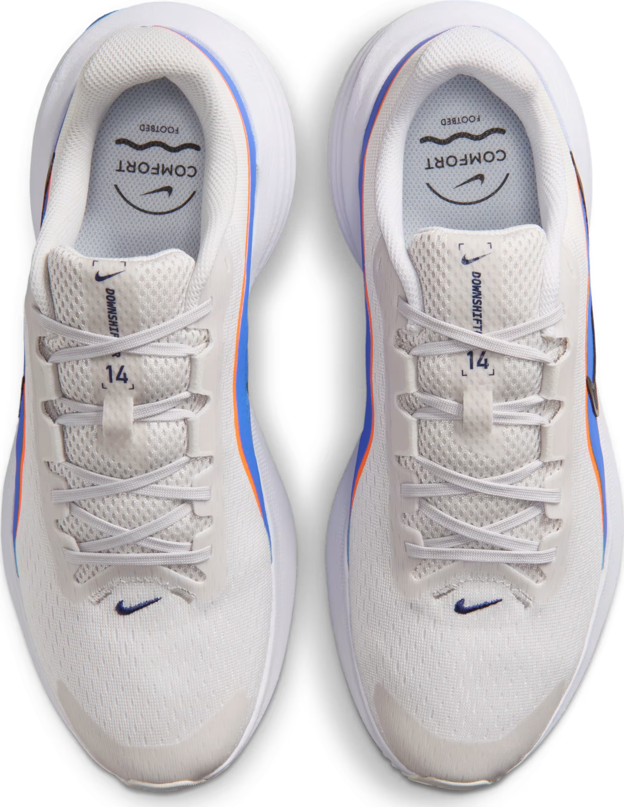 Nike Downshifter 14 Platinum Tint Black White Off Noir