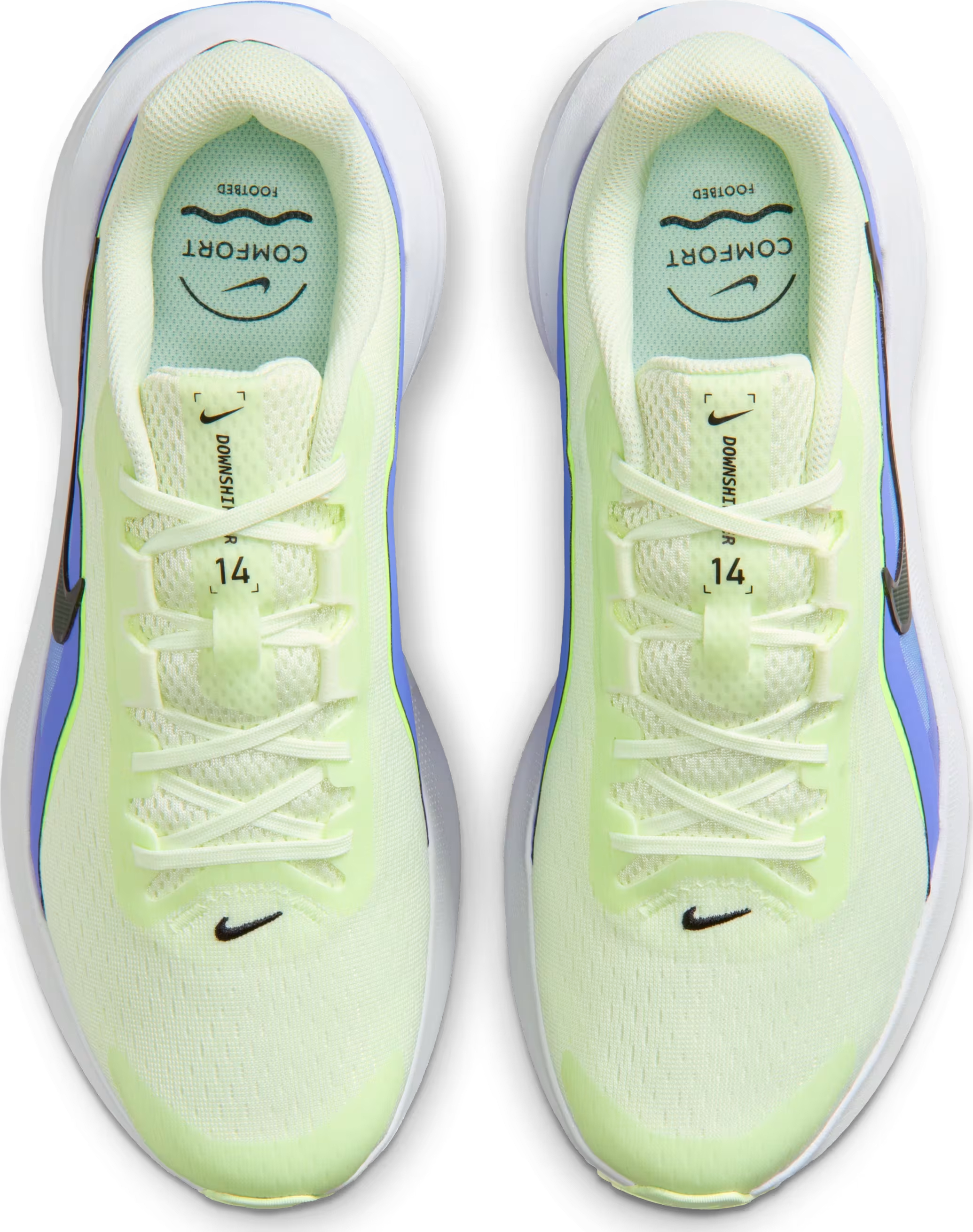 Nike Downshifter 14 Volt Tint White Black