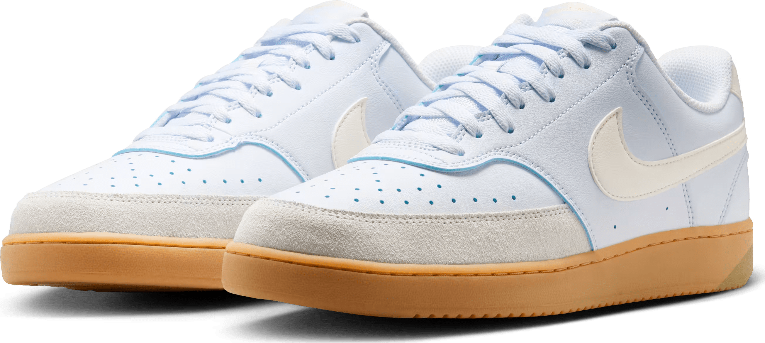 Nike Court Vision Low Football Grey Gum Light Brown Pale Ivory