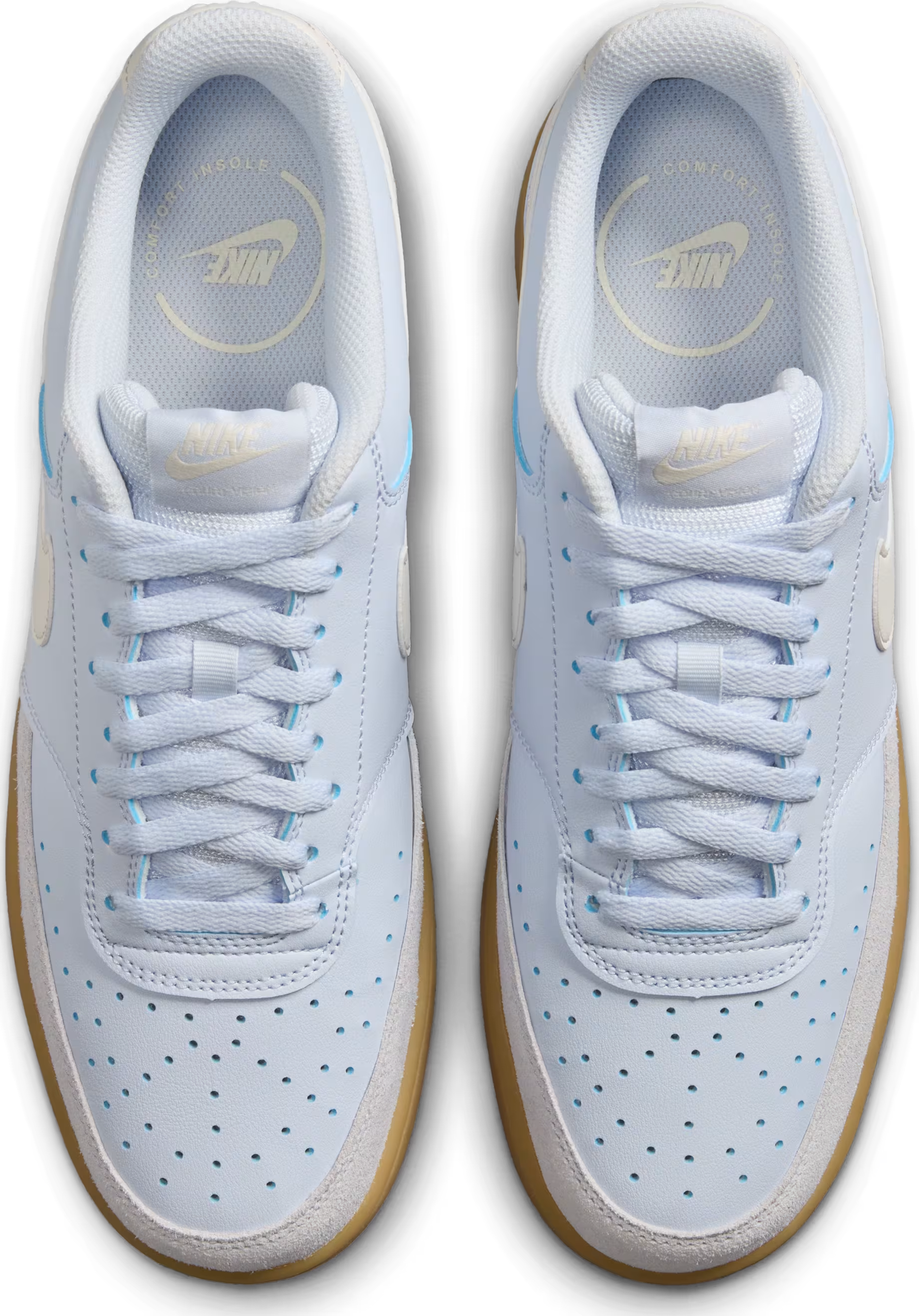 Nike Court Vision Low Football Grey Gum Light Brown Pale Ivory