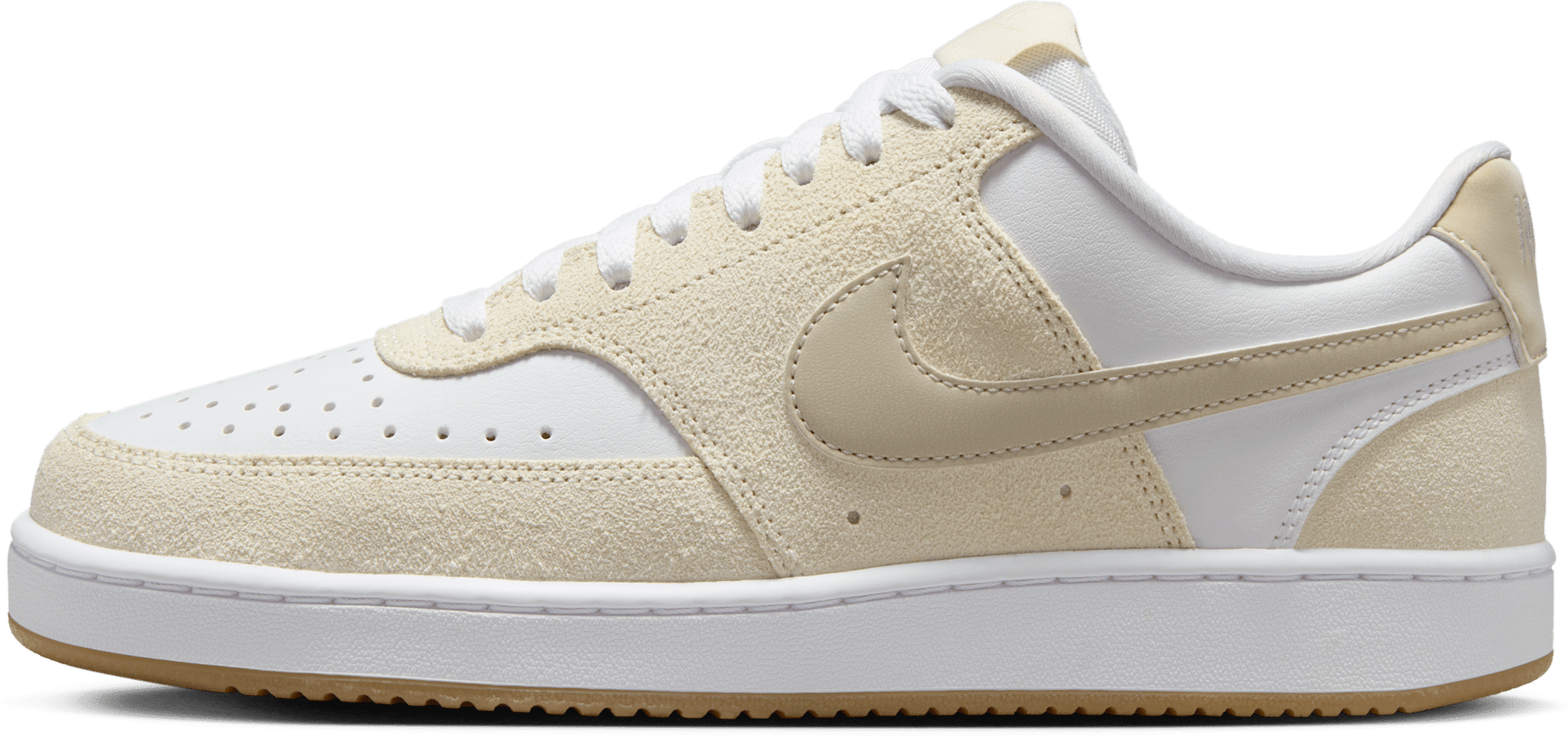 Nike Court Vision Low Pale Ivory White Gum Light Brown Light Orewood Brown (Women's)