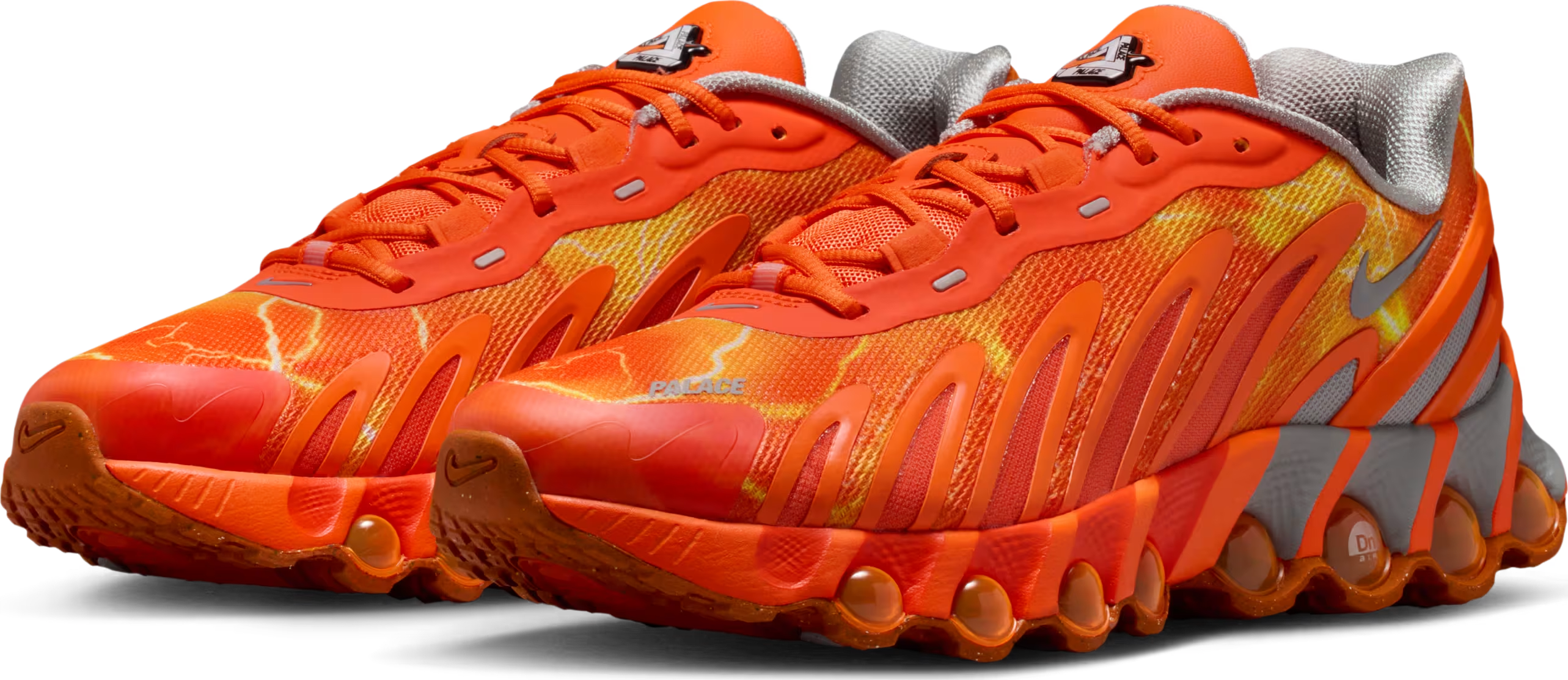 Palace x Nike Air Max DN8 "Safety Orange Particle Grey" 4