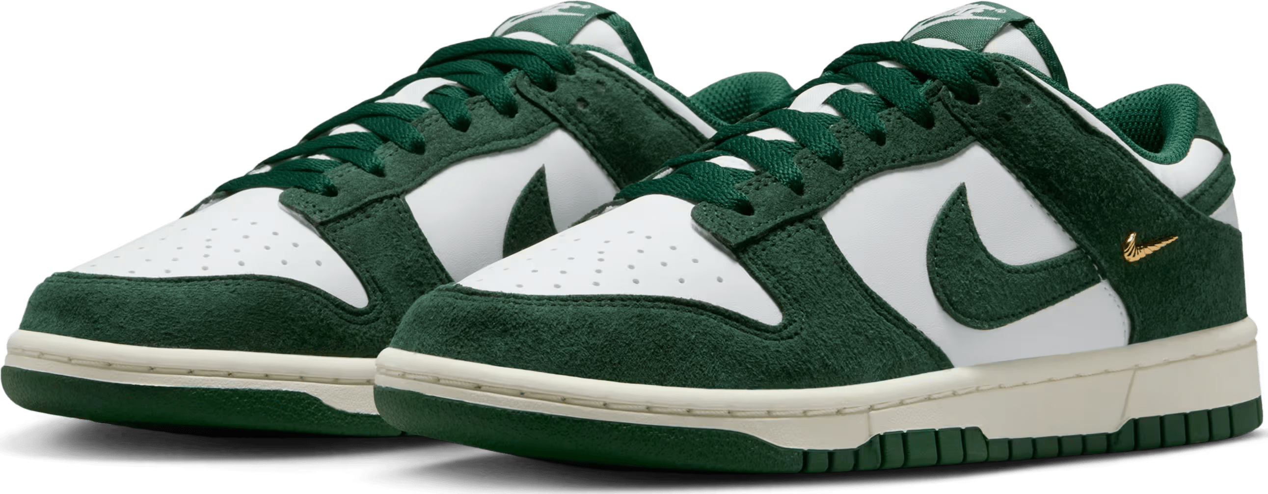 Nike Dunk Low Mini Swoosh "Gorge Green Gold"