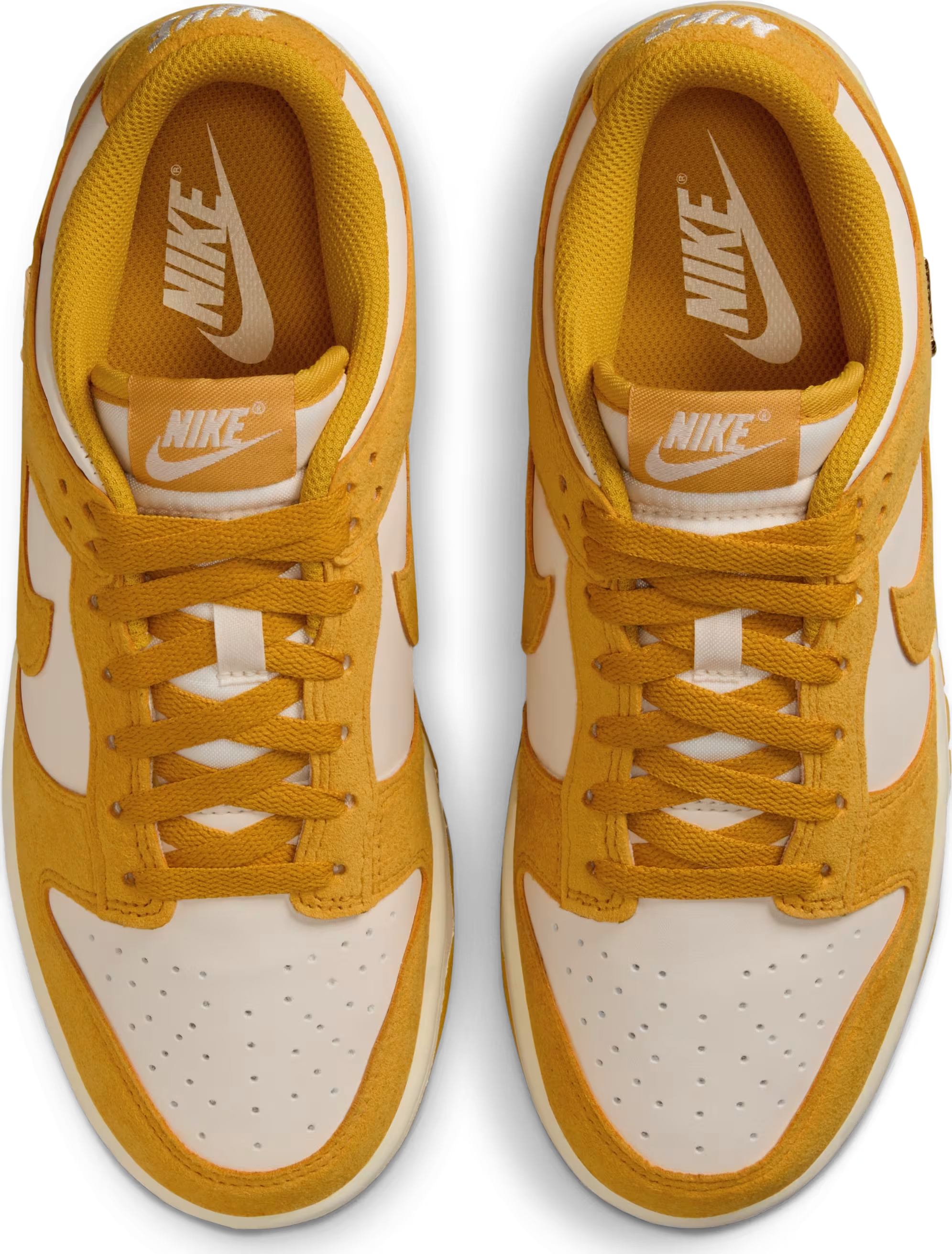 Nike Dunk Low Dark Sulfur Gold Mini Swoosh