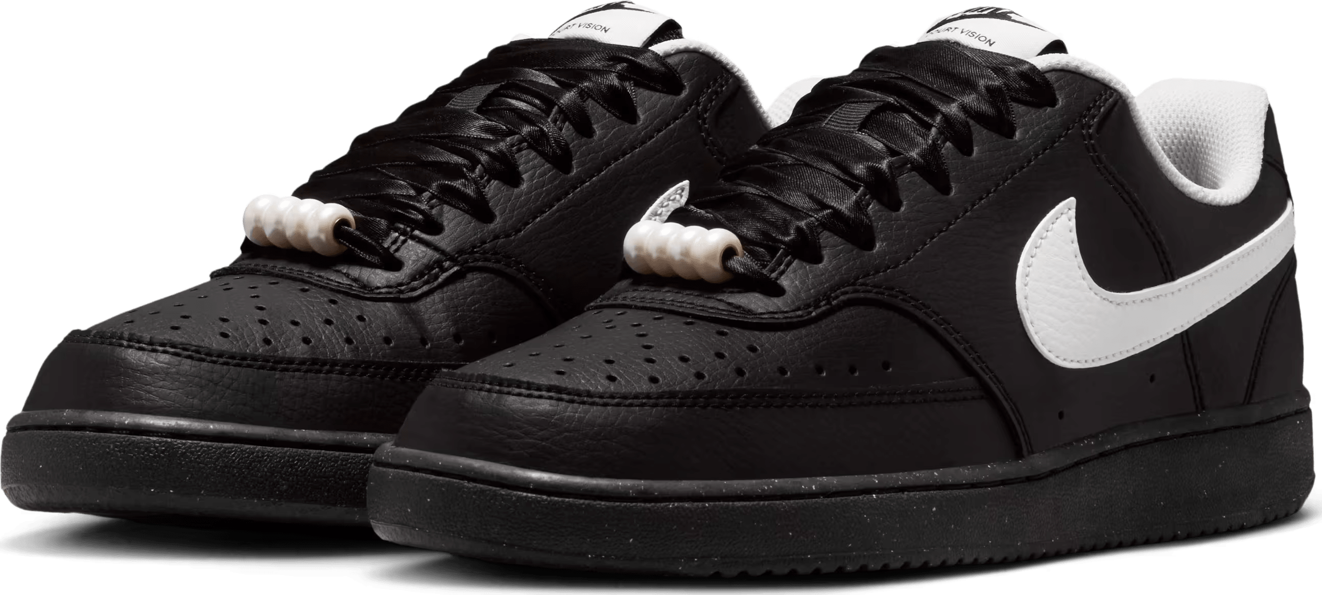 Nike Court Vision Low Wmns "Black White"