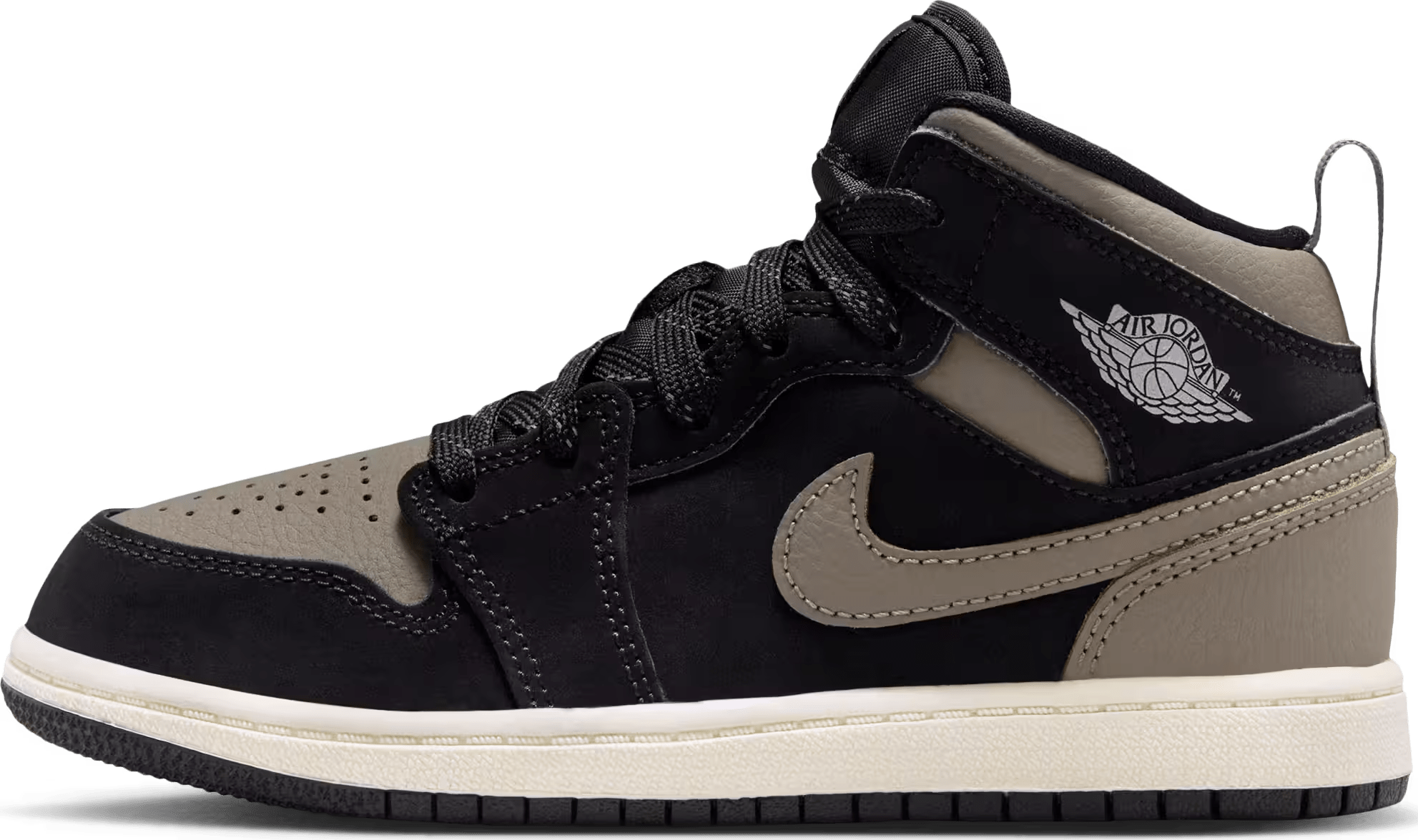 Air Jordan 1 Mid SE PS "Black Olive Grey"