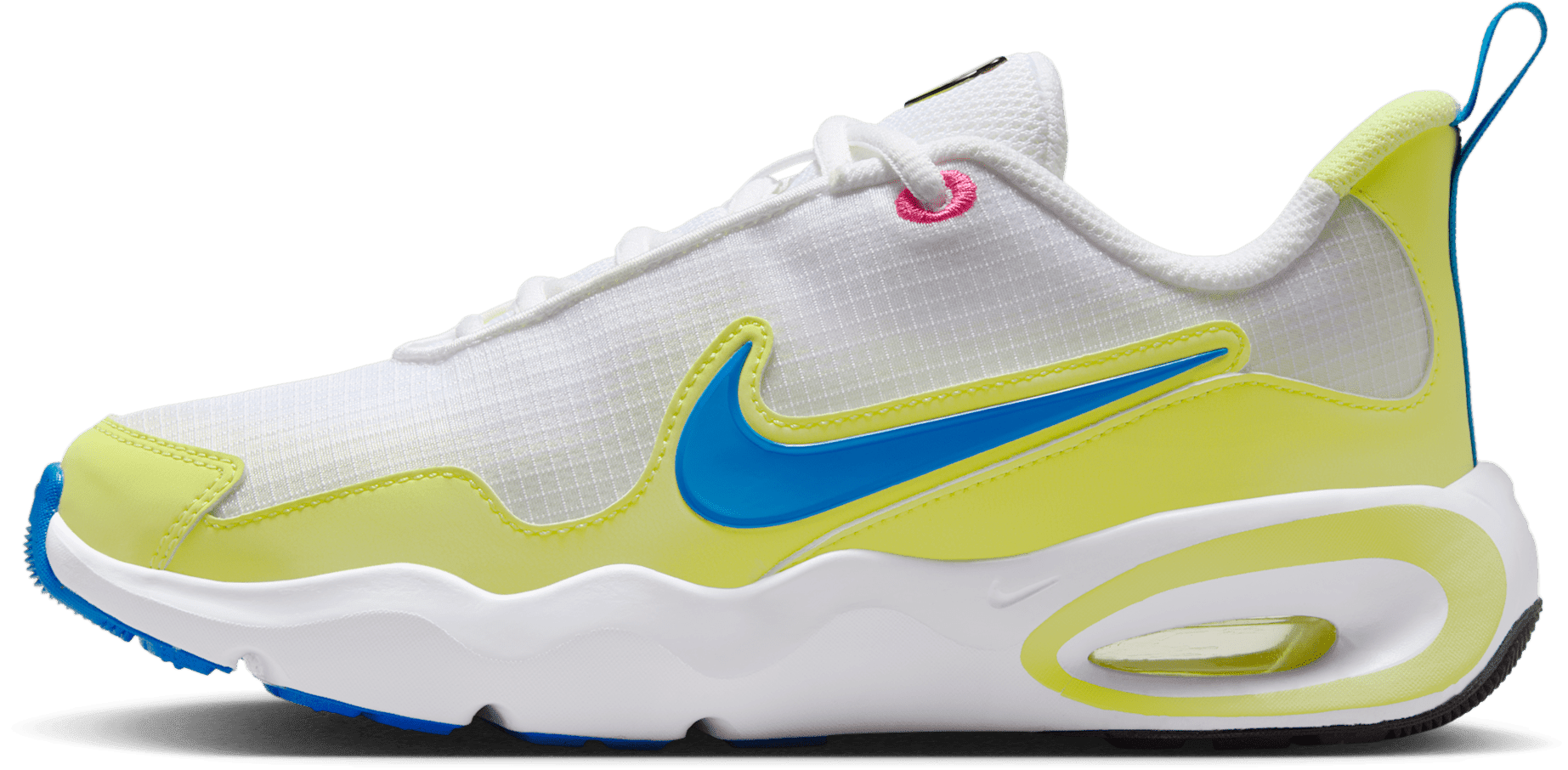 Nike Air Max Nova White Light Lemon Twist Black Photo Blue (GS)