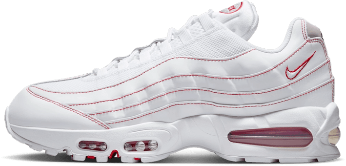 Nike Air Max 95 OG "Big Bubble White University Red"