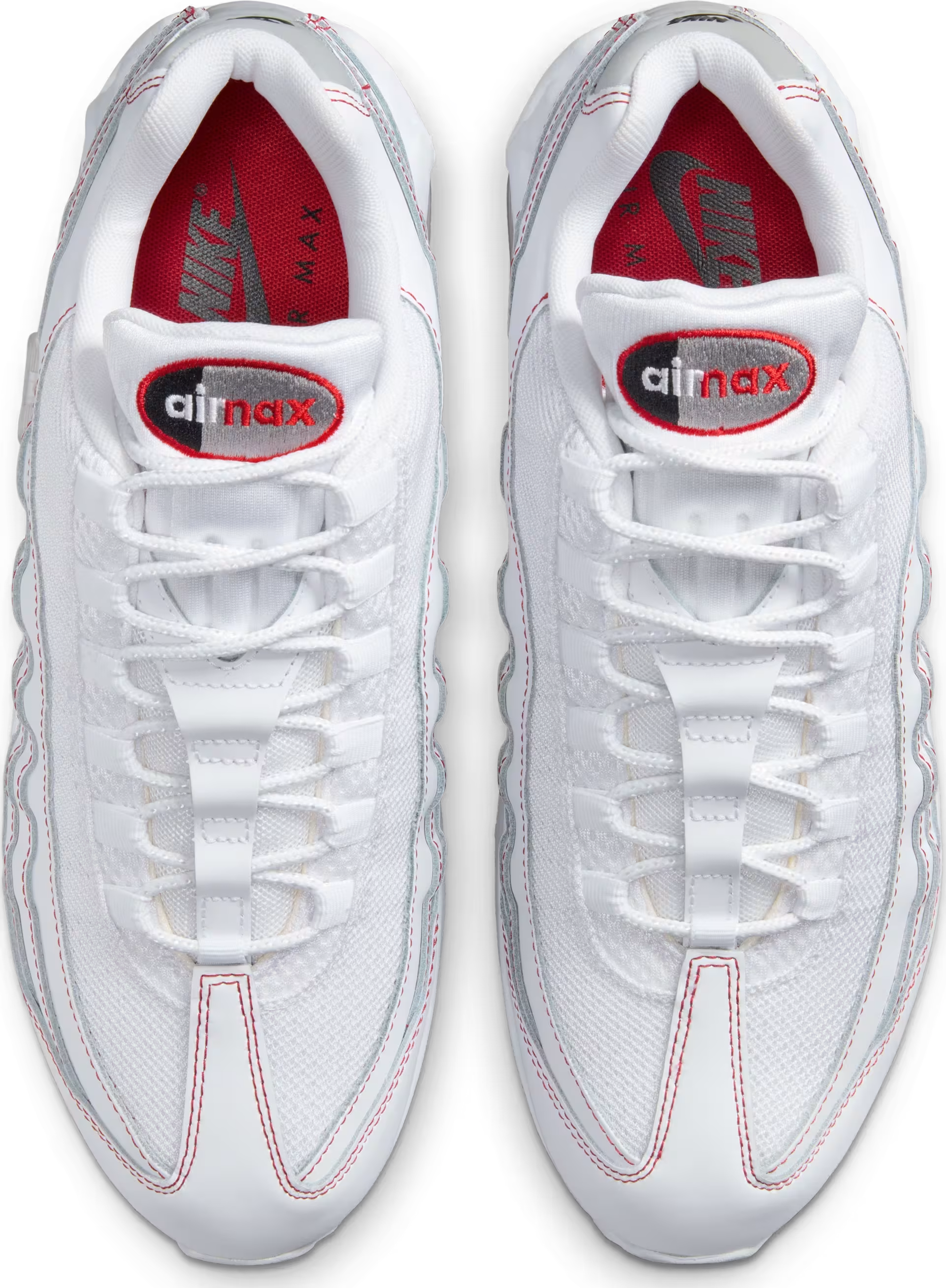 Nike Air Max 95 OG "Big Bubble White University Red"