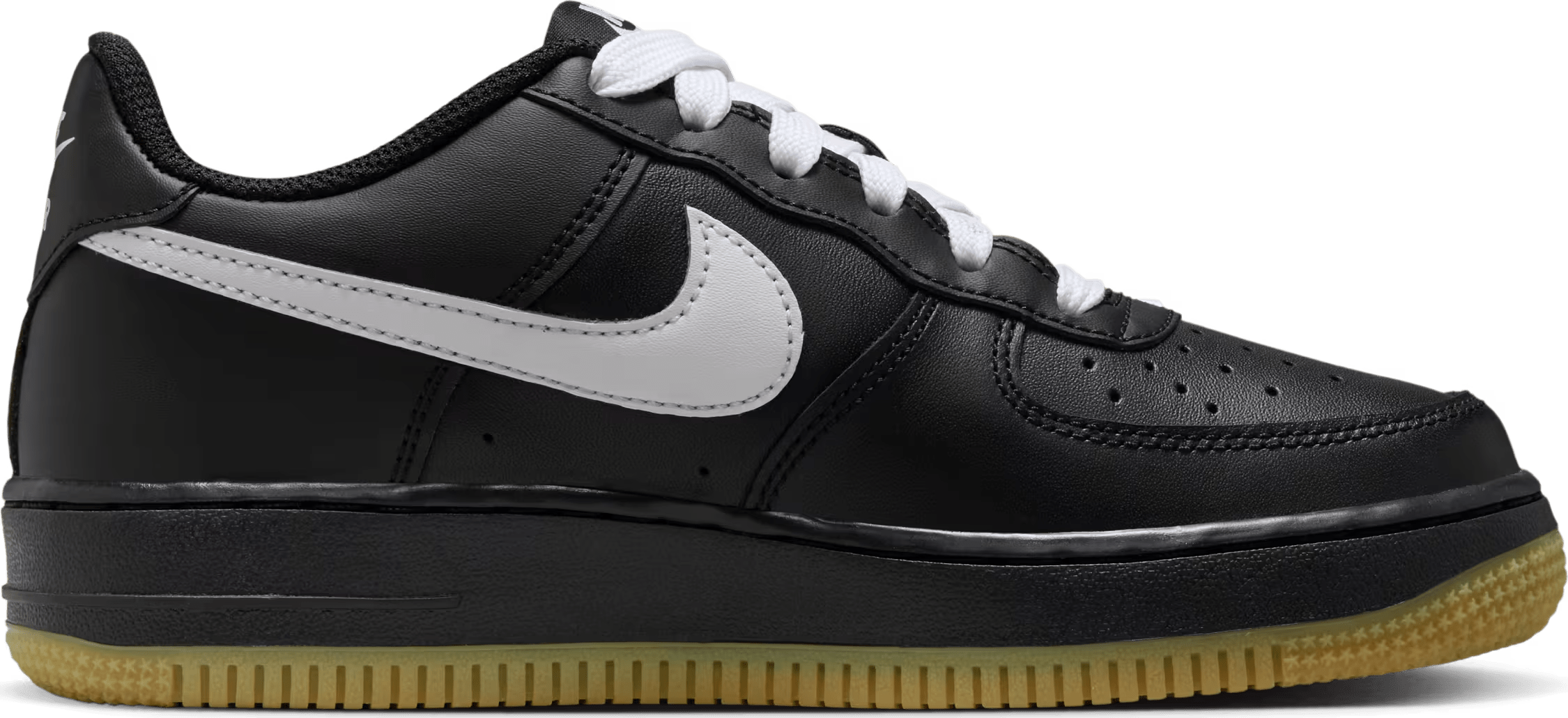 Nike Air Force 1 Low GS "Black White Gum"