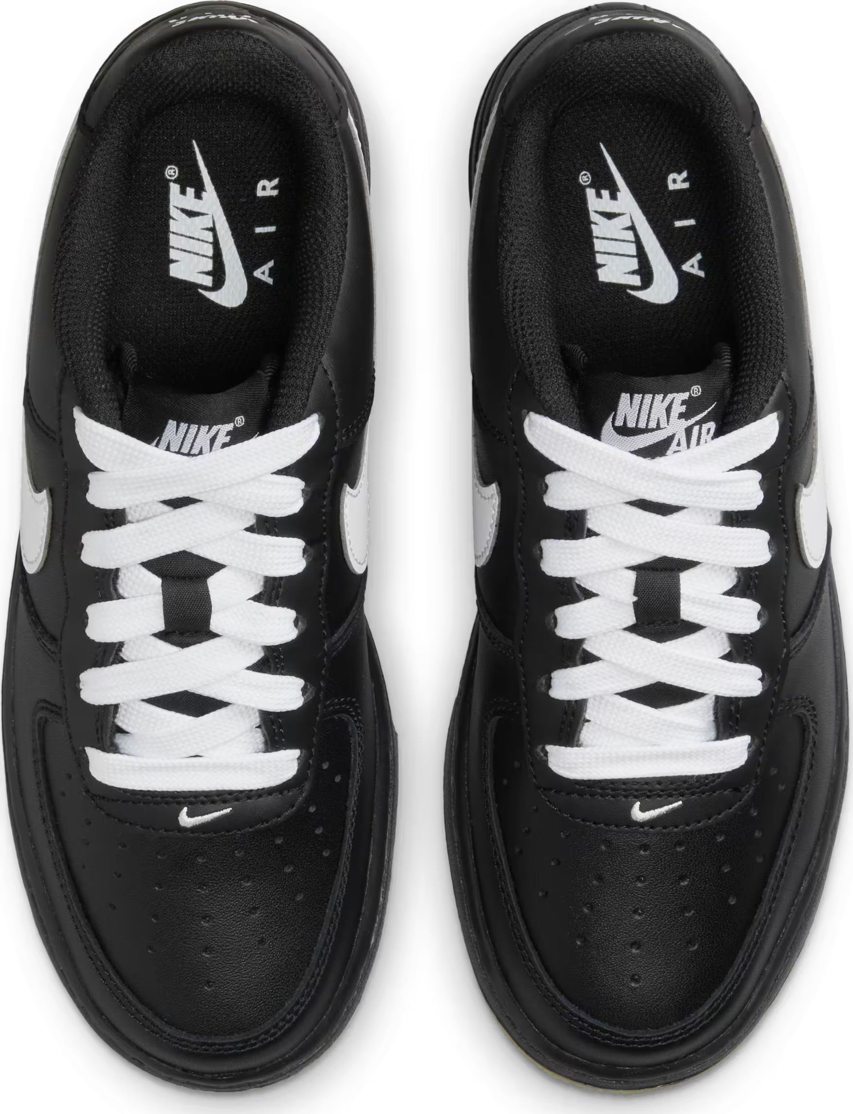 Nike Air Force 1 Low GS "Black White Gum"