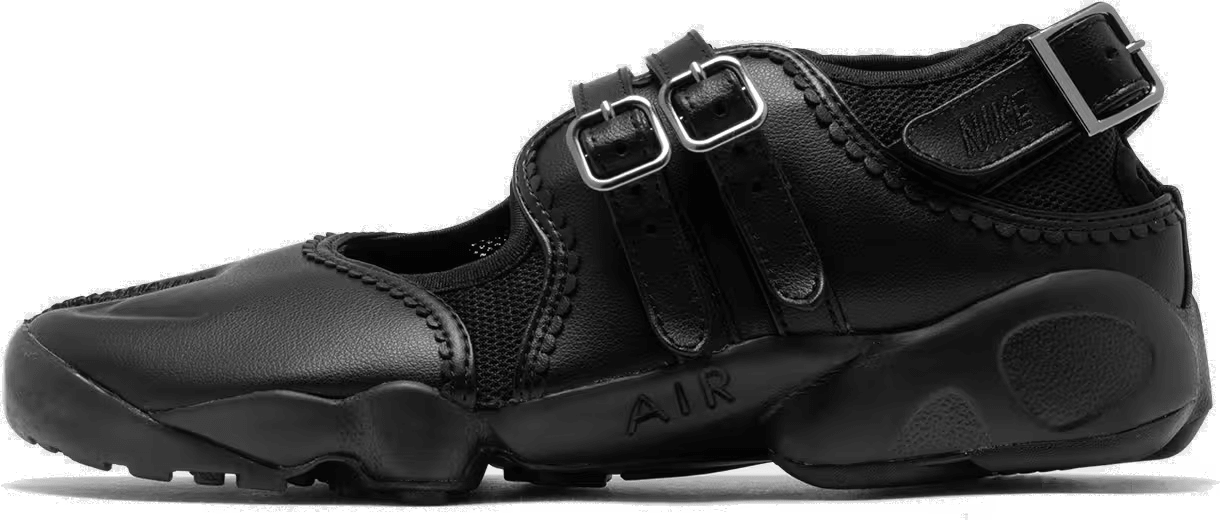 Nike Air Rift Triple Black Buckle Strap (Women's)