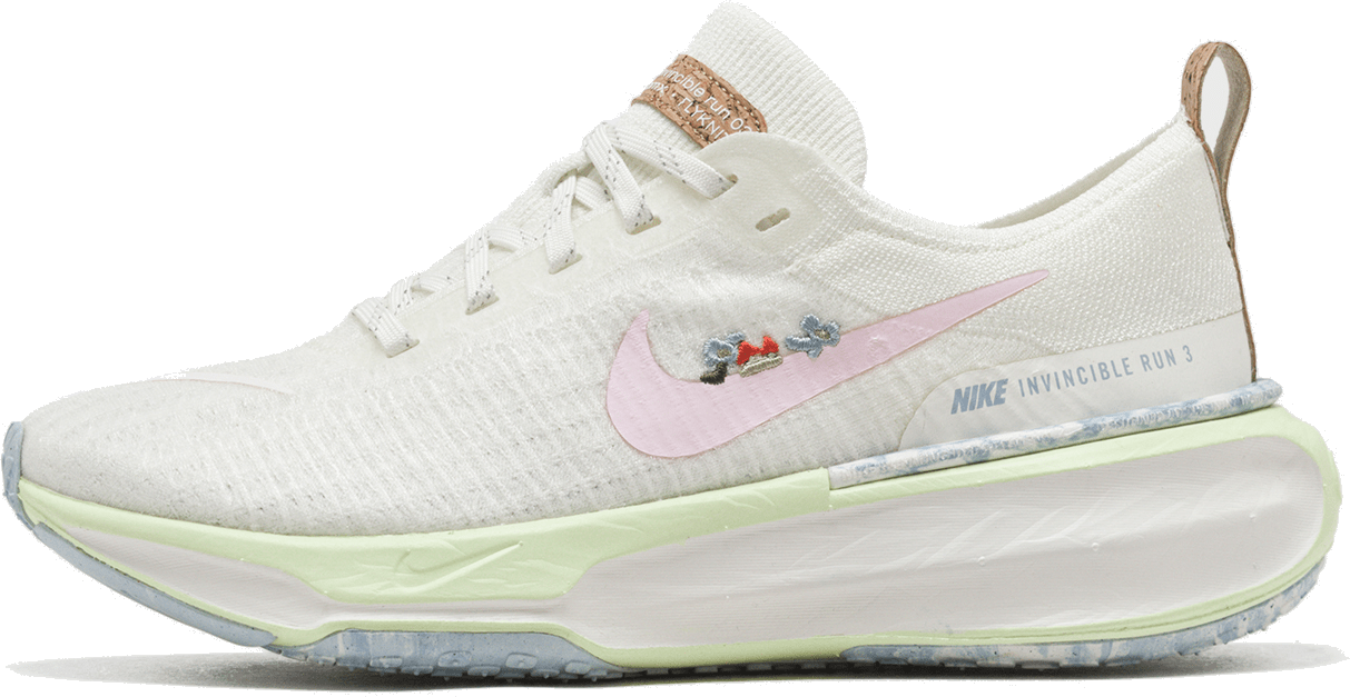 Nike ZoomX Invincible Run 3 Sail Pink Foam Barely Volt (Women's)