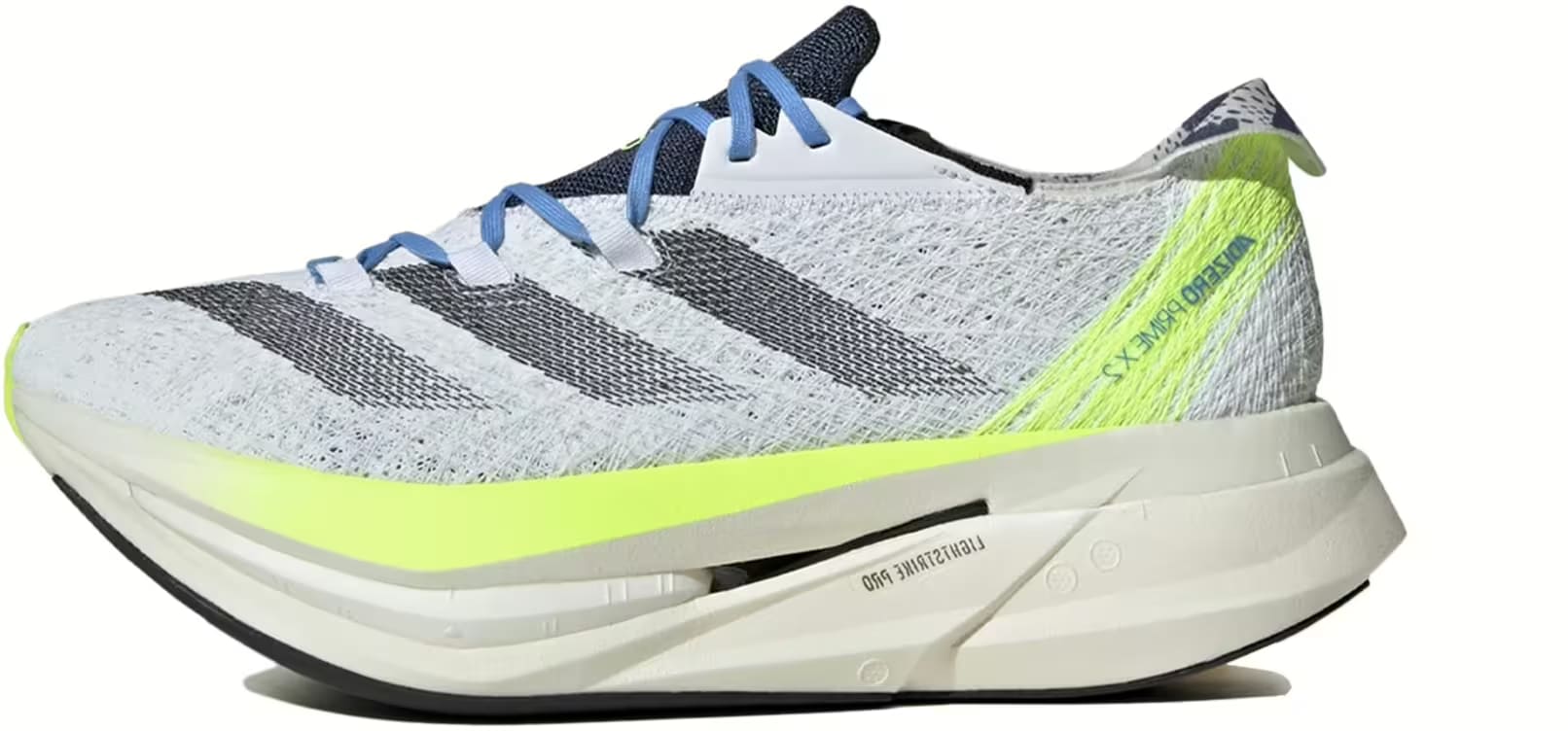 adidas Adizero Prime X 2.0 Strung Cloud White Wonder Silver Lime