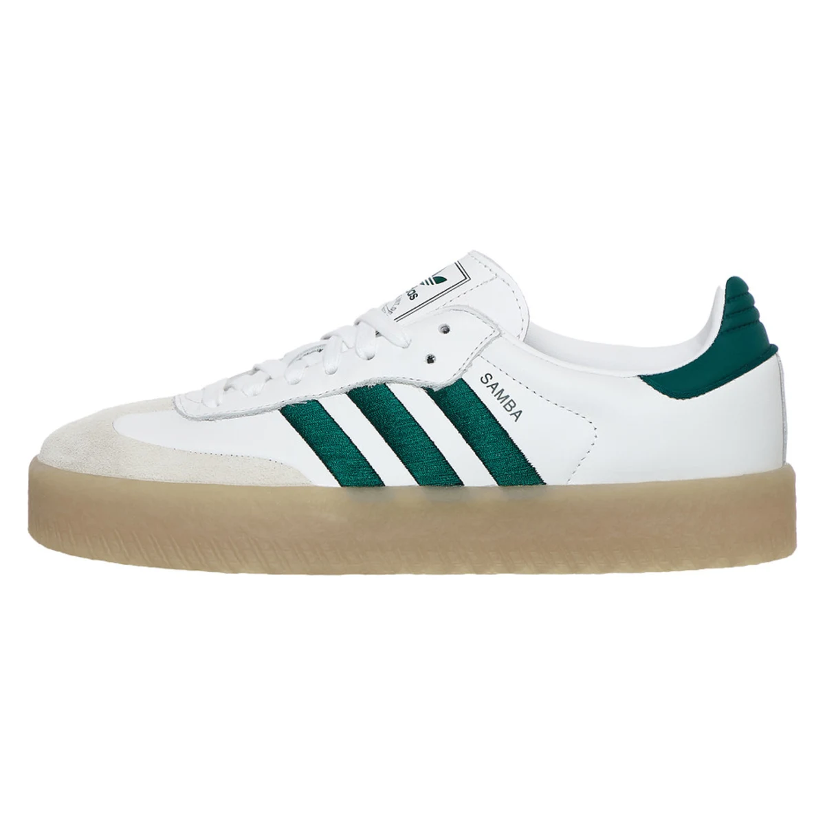 adidas Sambae White Collegiate Green Gum (Women's)