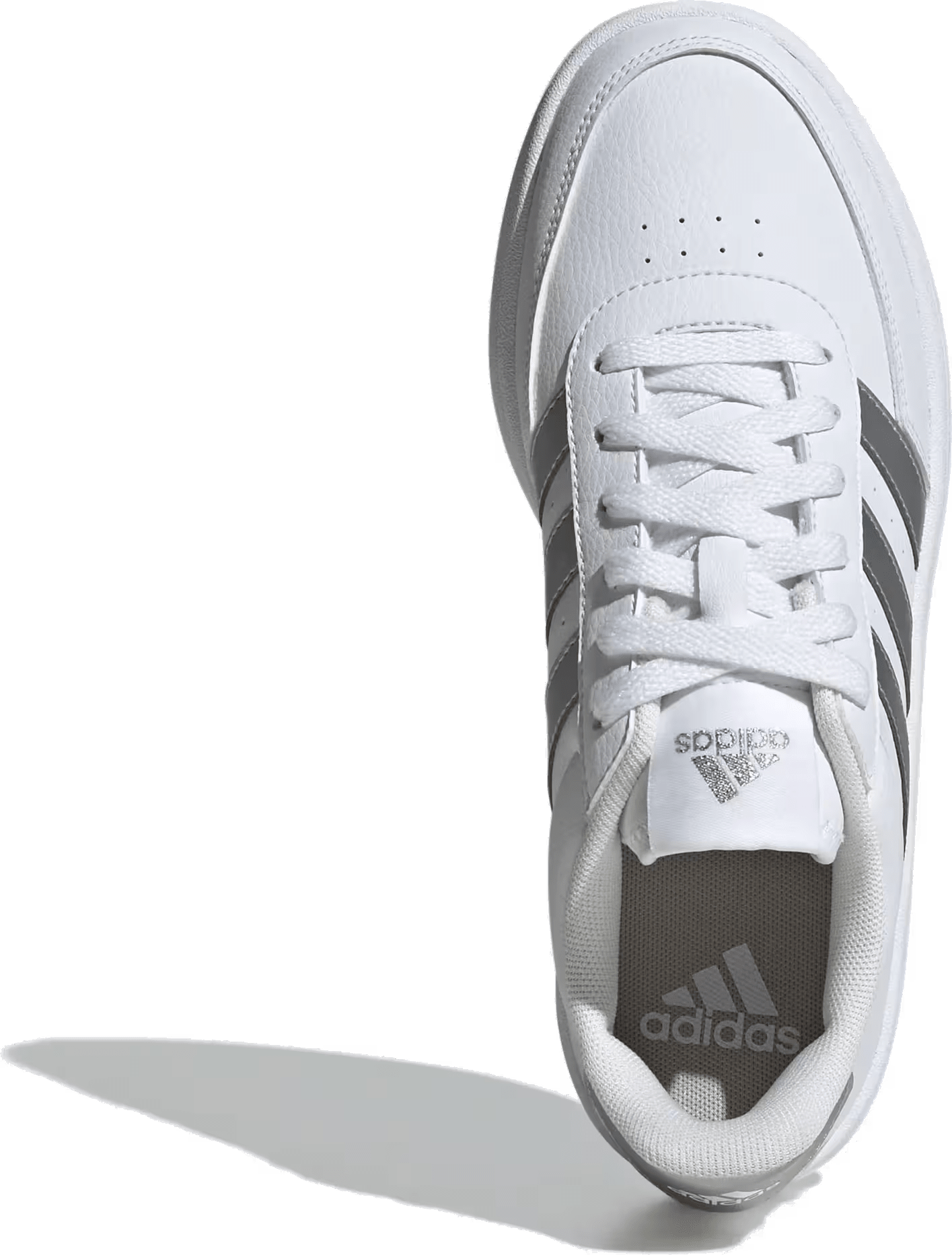 adidas Breaknet 2.0 White Silver Metallic (Women's)