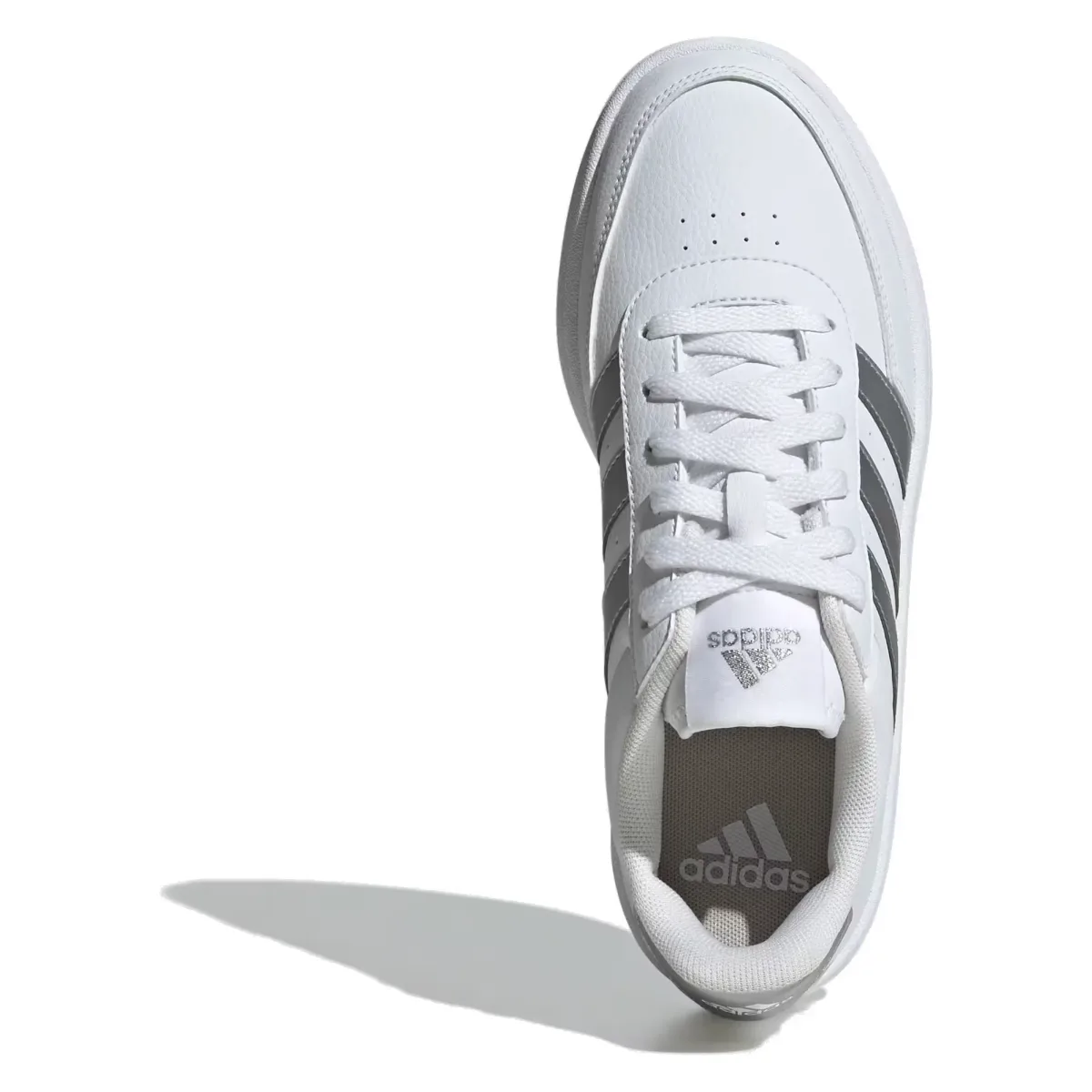 adidas Breaknet 2.0 White Silver Metallic (Women's)